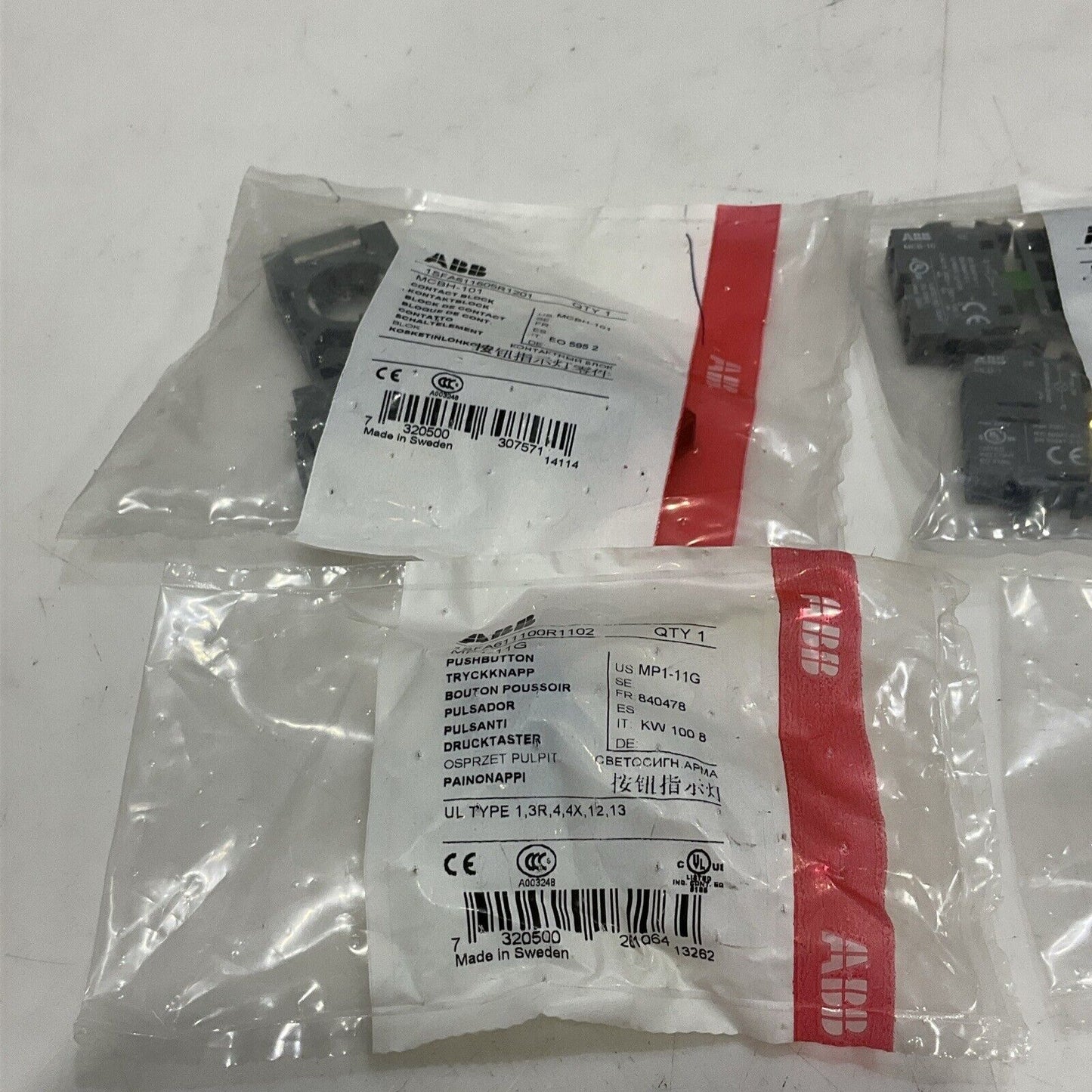 ABB MCBH-101 MP1-11G PUSH BUTTON KIT U3S