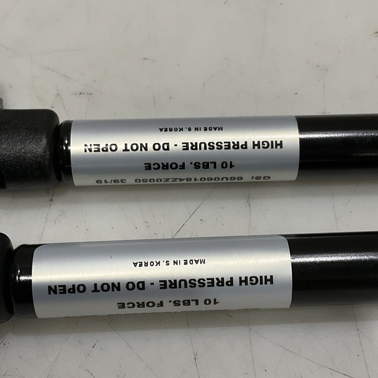 IGS VOLUMELINE 66U060184ZZ0050 HIGH PRESSURE GAS SPRING 10 LBS LOT OF 2 U3S