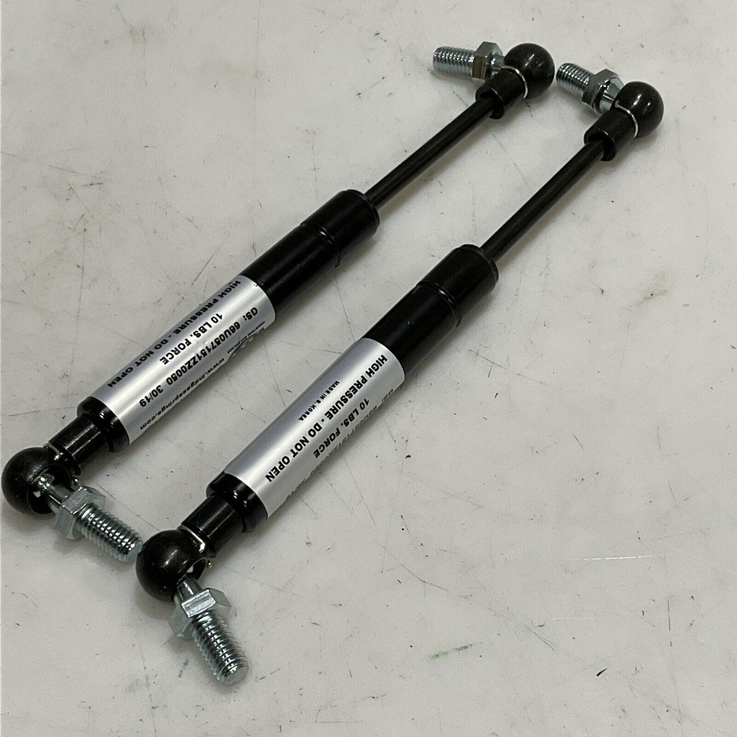 IGS VOLUMELINE 66U057151ZZ0050 HIGH PRESSURE CAS STRUT 10 LB LOT OF 2 U3S