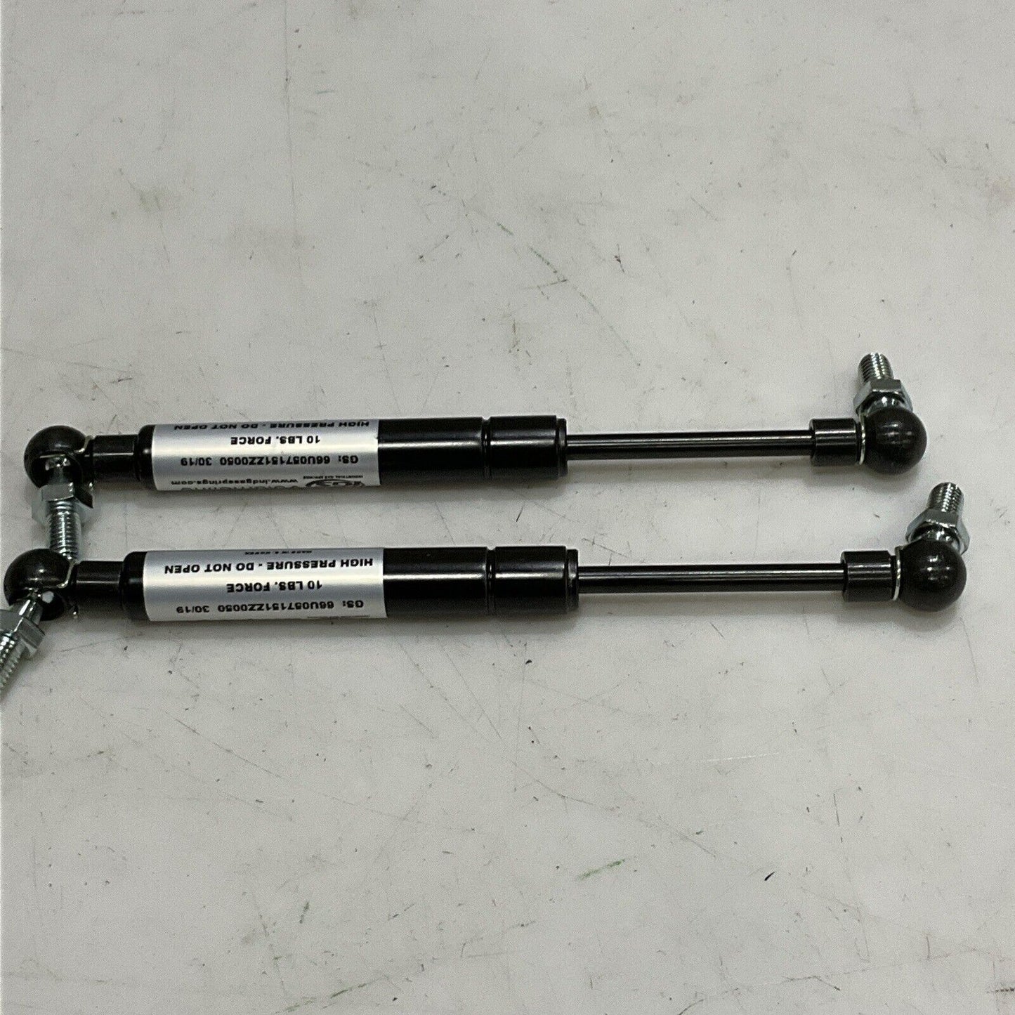 IGS VOLUMELINE 66U057151ZZ0050 HIGH PRESSURE CAS STRUT 10 LB LOT OF 2 U3S