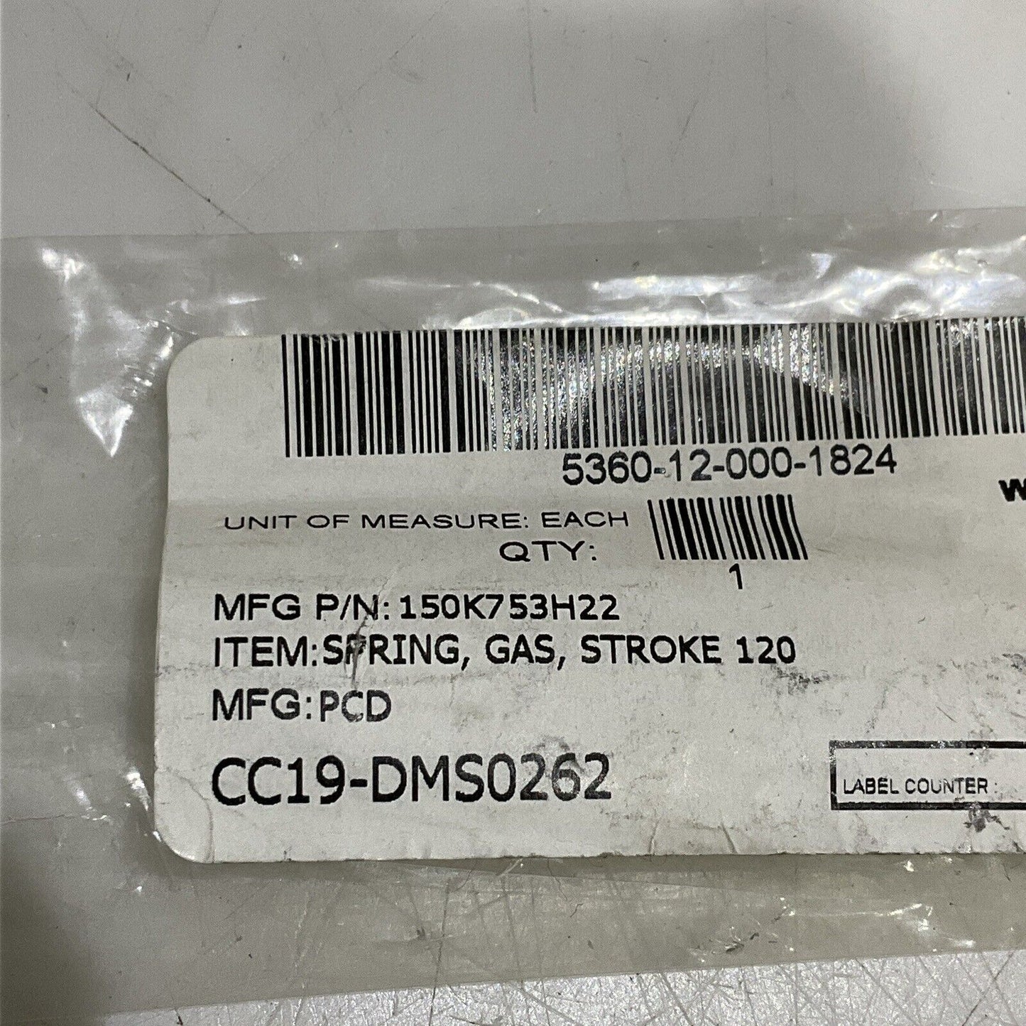 IGS VOLUMELINE 66U057151ZZ0050 HIGH PRESSURE CAS STRUT 10 LB LOT OF 2 U3S
