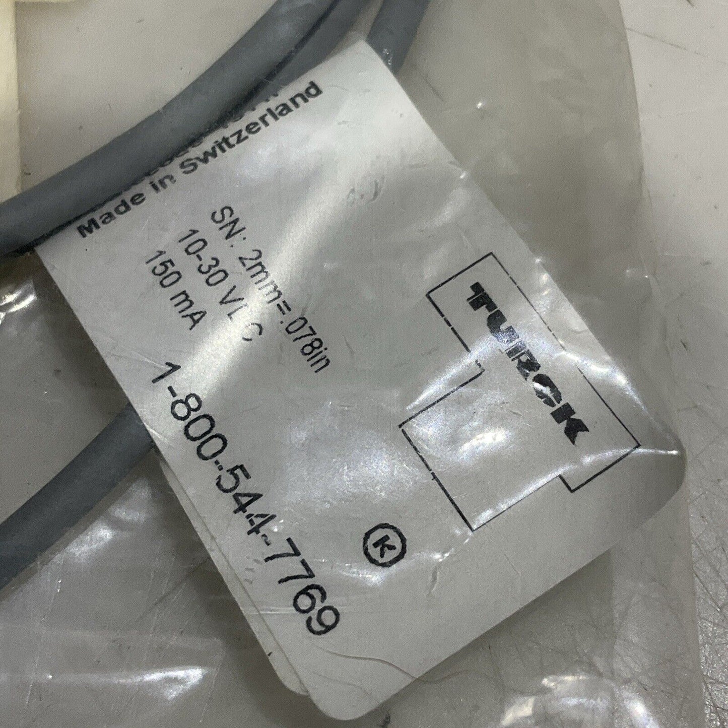TURCK BI2-Q5.5-AP6X-1M-RS 4T/S34 INDUCTIVE SENSOR S1613071 U3S
