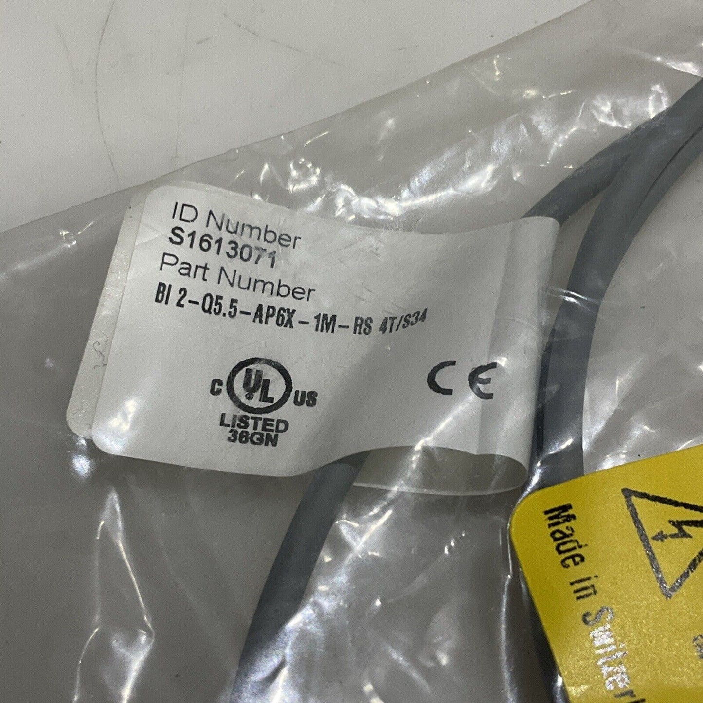 TURCK BI2-Q5.5-AP6X-1M-RS 4T/S34 INDUCTIVE SENSOR S1613071 U3S