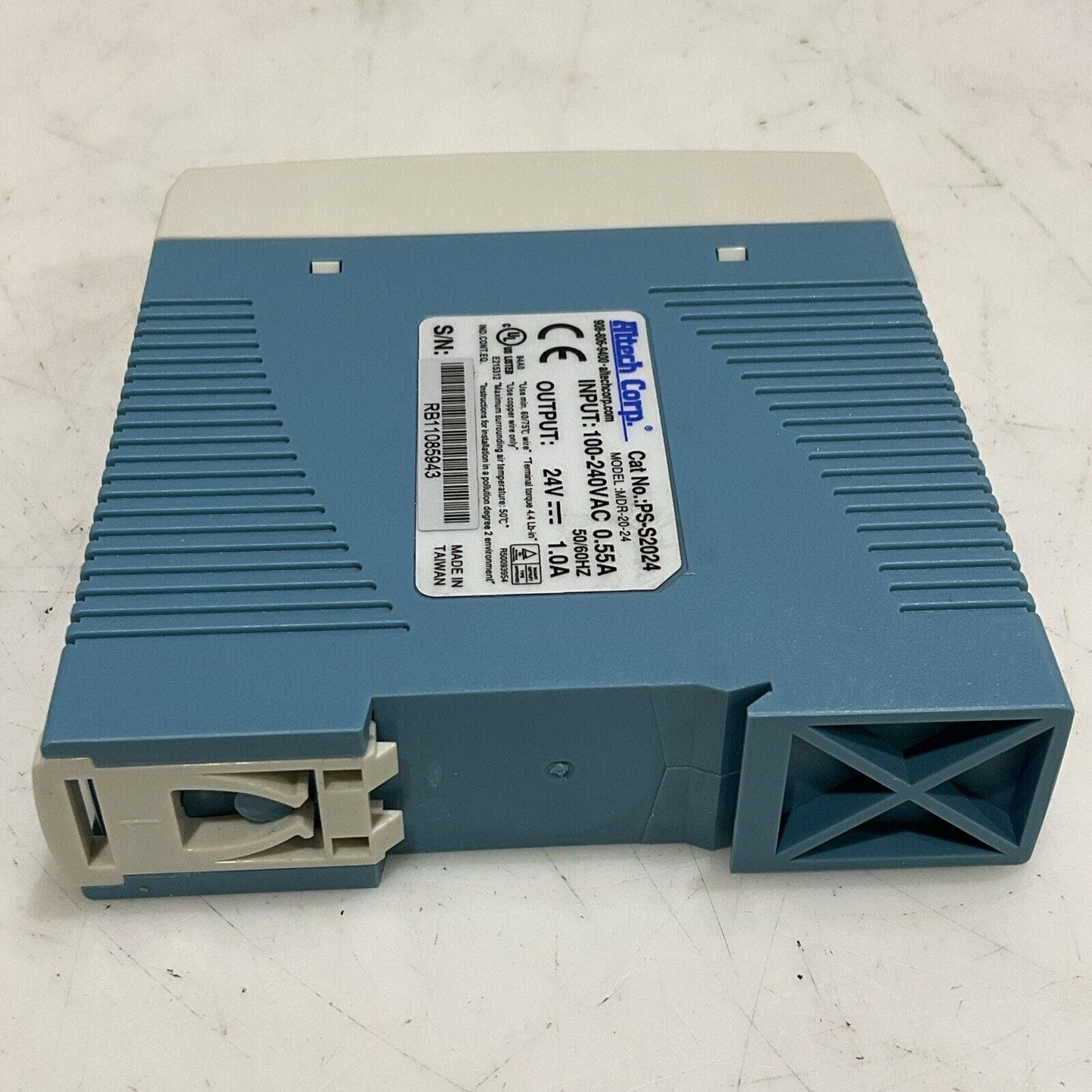 ALTECH CORP PS-S2024 POWER SUPPLY DIN RAIL 24W 1A 85-264VAC 24VDC LOT OF 3 U3S