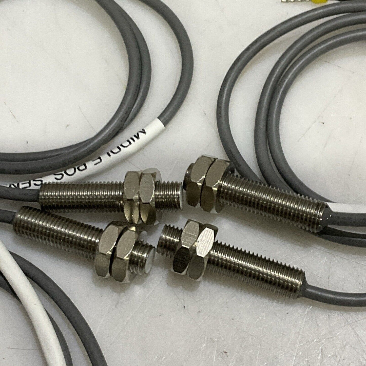 CARLO GAVAZZI IA08BSF20PO MIDDLE POSITION SENSOR CABLE ASSEMBLY LOT OF 4 U3S