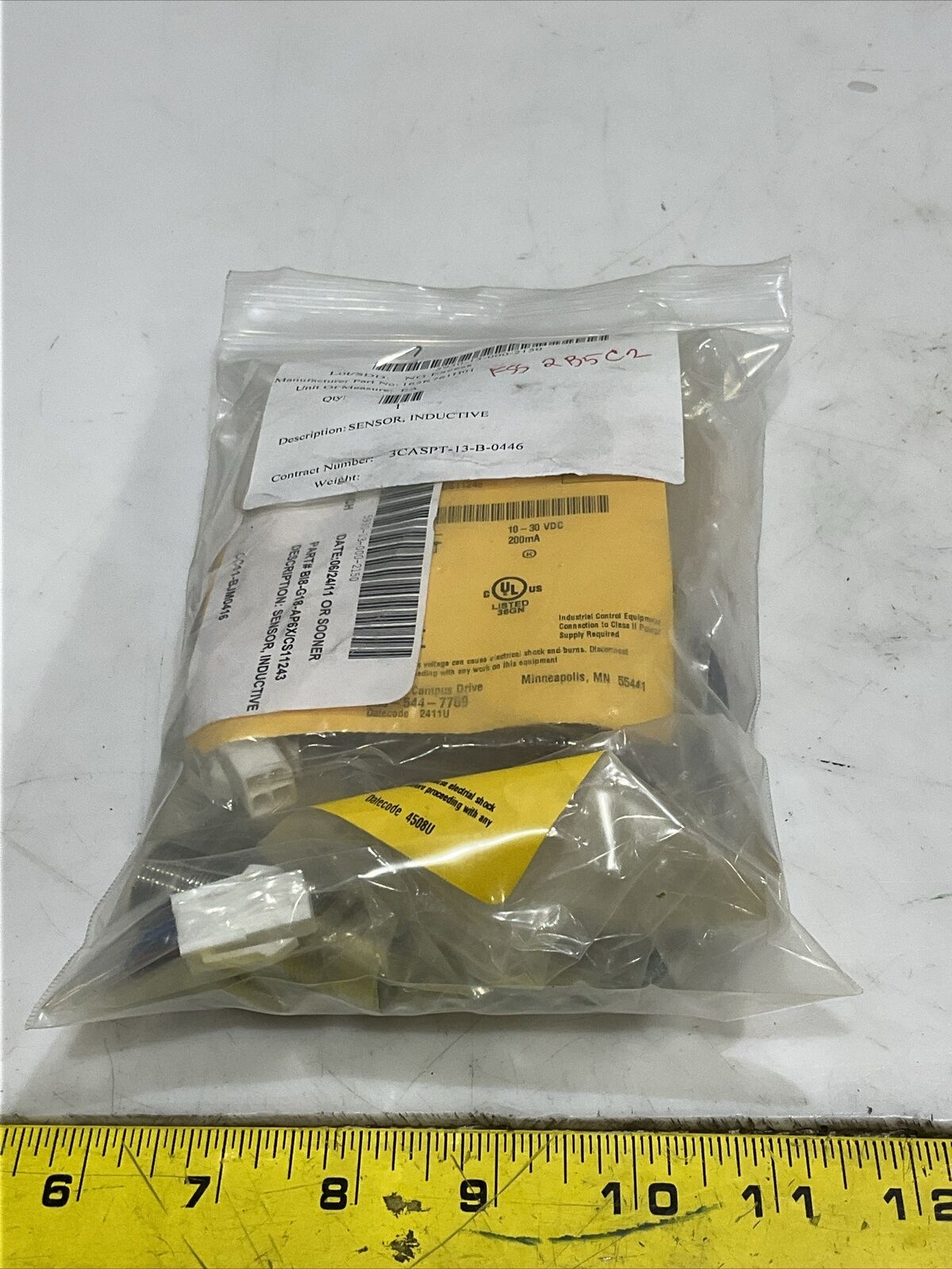 TURCK BI8-G18-AP6X-0.2/CS11243 INDUCTIVE PROXIMITY SENSOR LOT OF 4 U3S