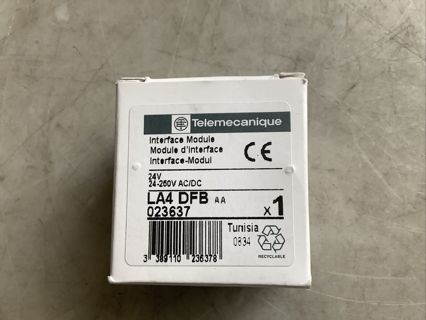 TELEMECANIQUE LA4 DFB INTERFACE AMPLIFIER MODULE 24VDC U3S - LOT OF 2