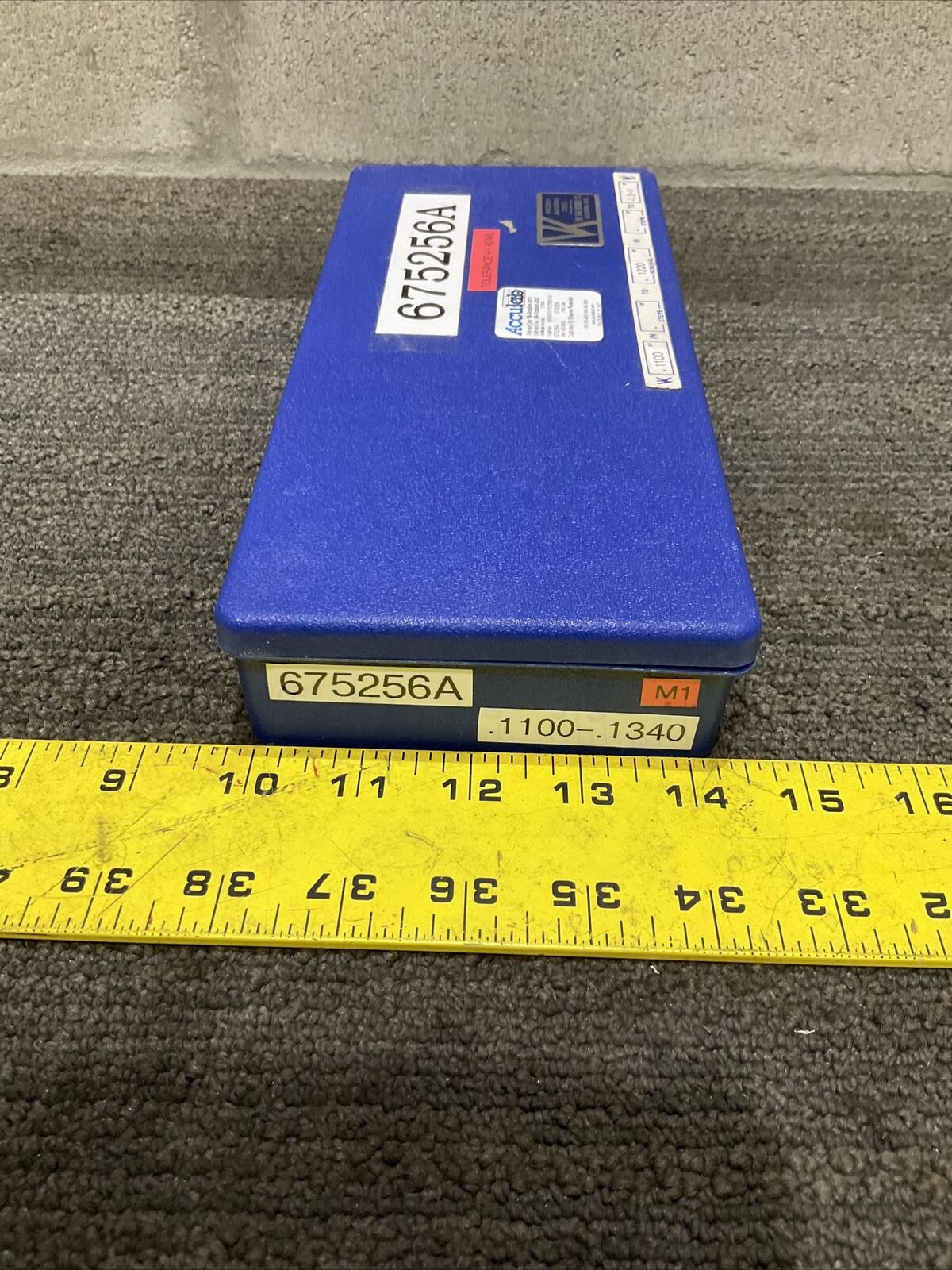 VAN KEUREN .1100-.1340 17 PIECE PIN GAUGE SET 333