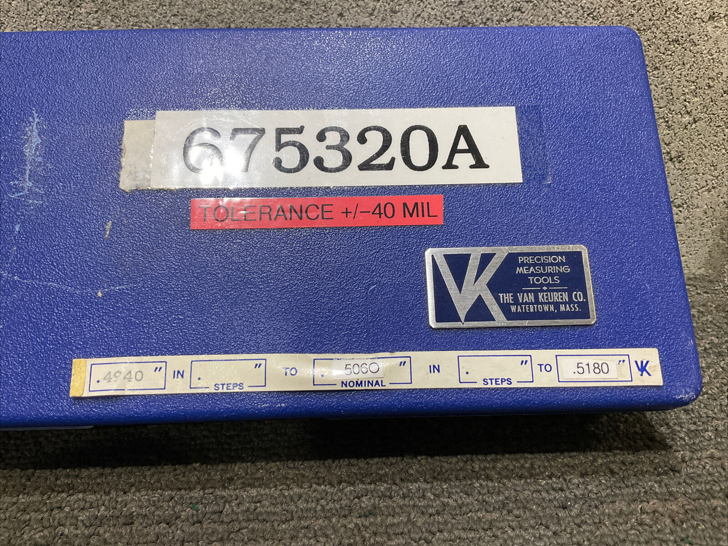 VAN KEUKREN .4940-.5180 17 PIECE GAUGE PIN SET 333