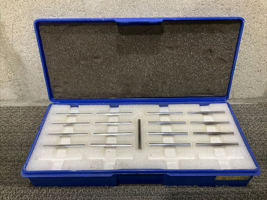 VAN KEUREN .2060-.2300 17 PIECE PIN GAUGE SET 333