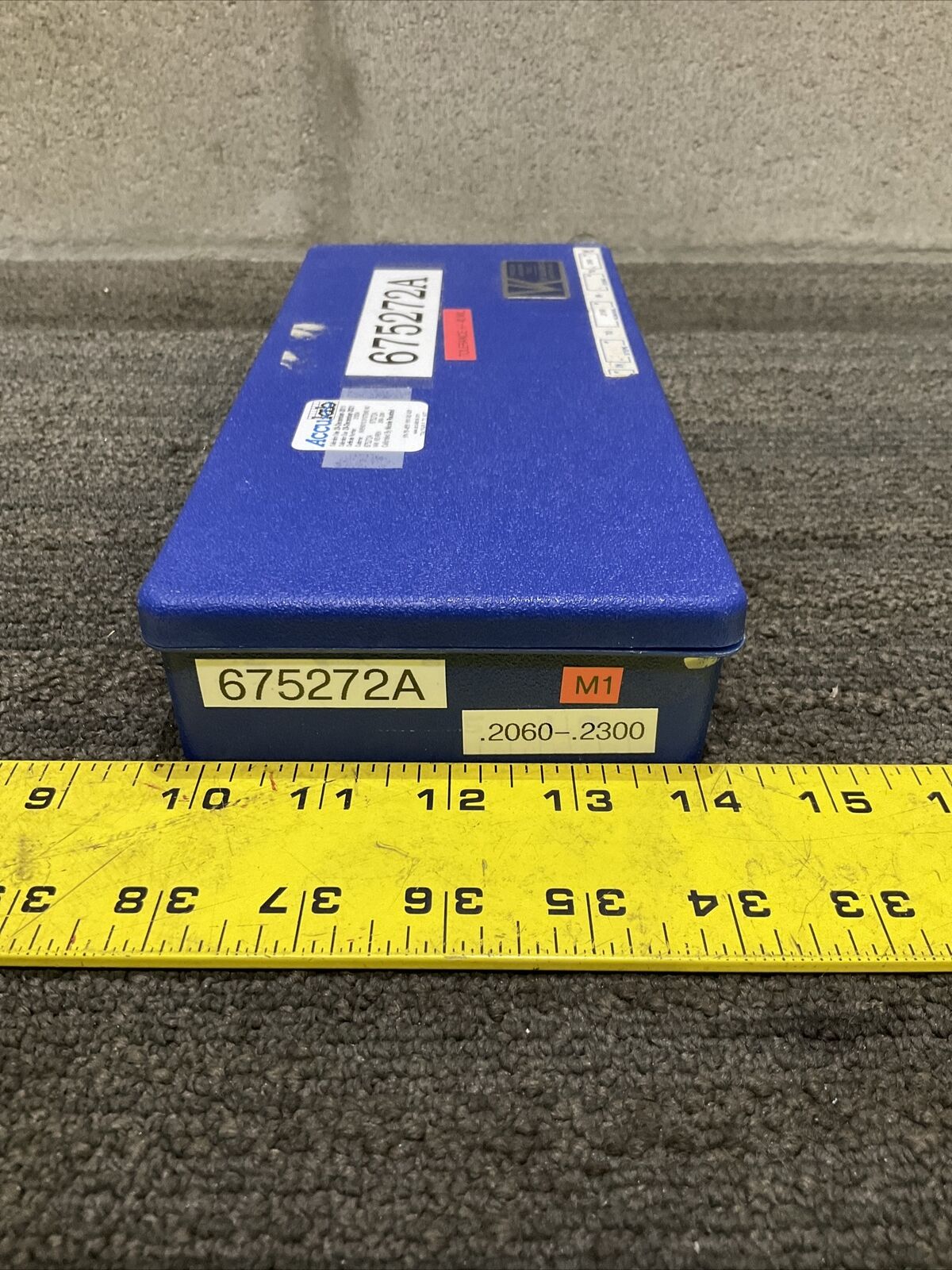 VAN KEUREN .2060-.2300 17 PIECE PIN GAUGE SET 333