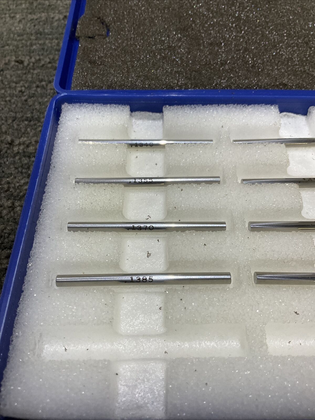 VAN KEUREN .1340-.1580 17 PIECE PIN GAUGE SET 333