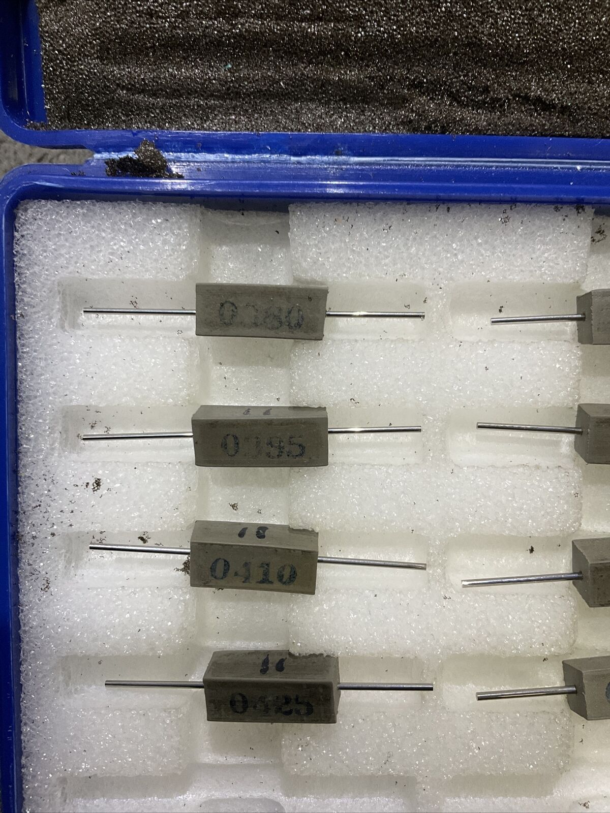 VAN KEUREN .0380-.0620 17 PIECE PIN GAUGE SET  333