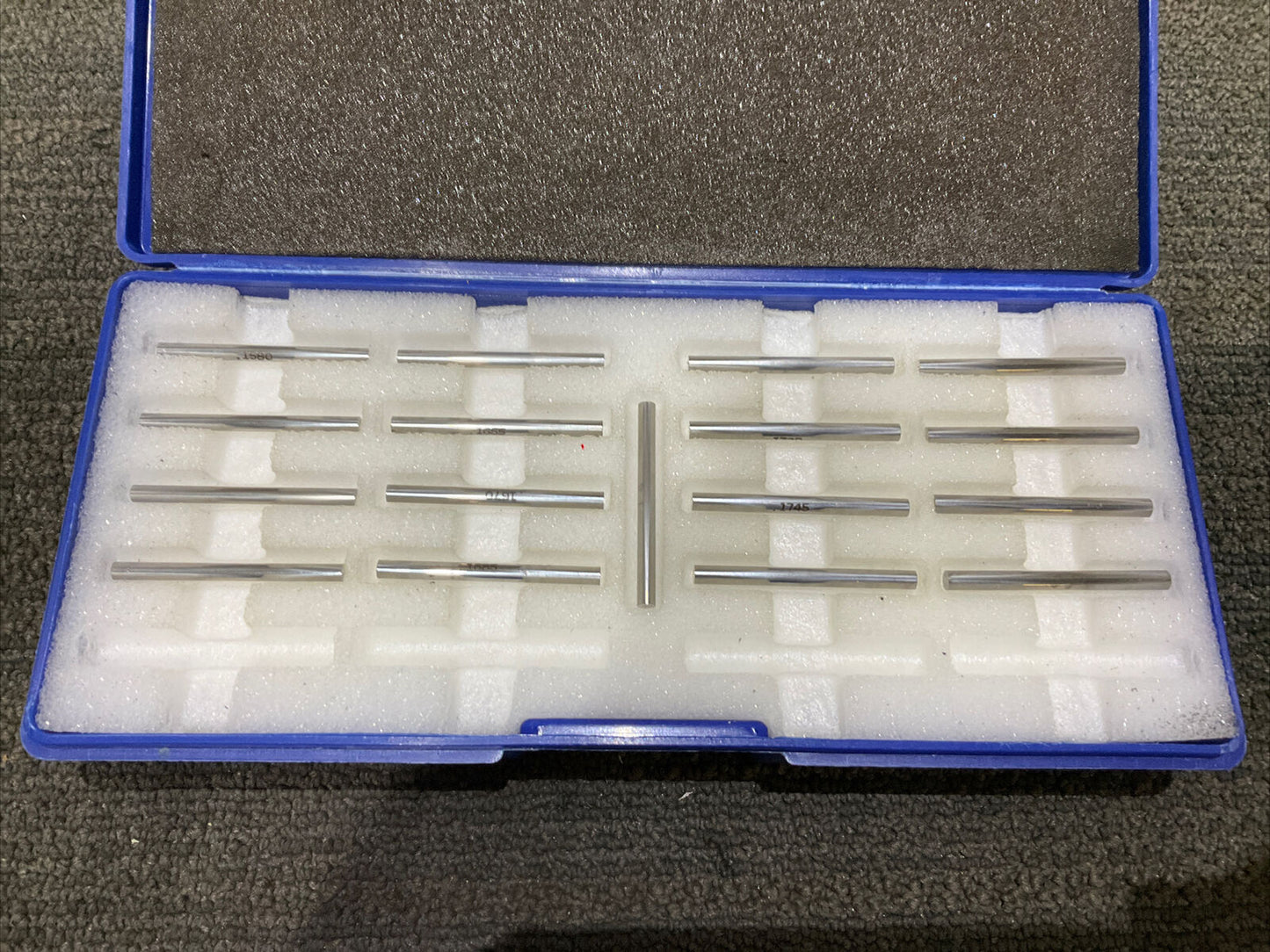 VAN KEUREN .1580-.1820 17 PIECE PIN GAUGE SET 333