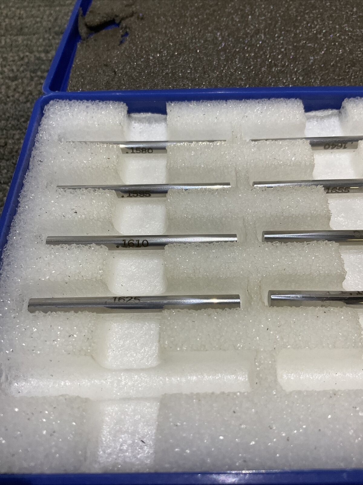 VAN KEUREN .1580-.1820 17 PIECE PIN GAUGE SET 333