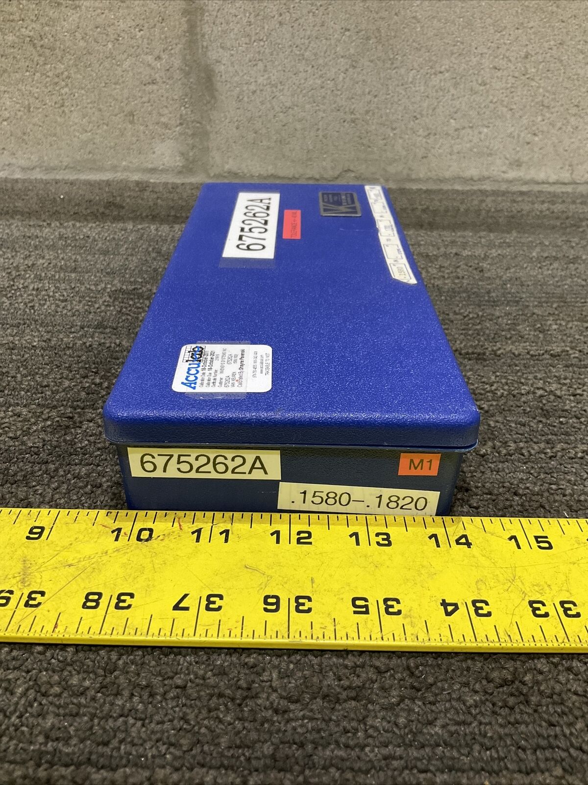 VAN KEUREN .1580-.1820 17 PIECE PIN GAUGE SET 333