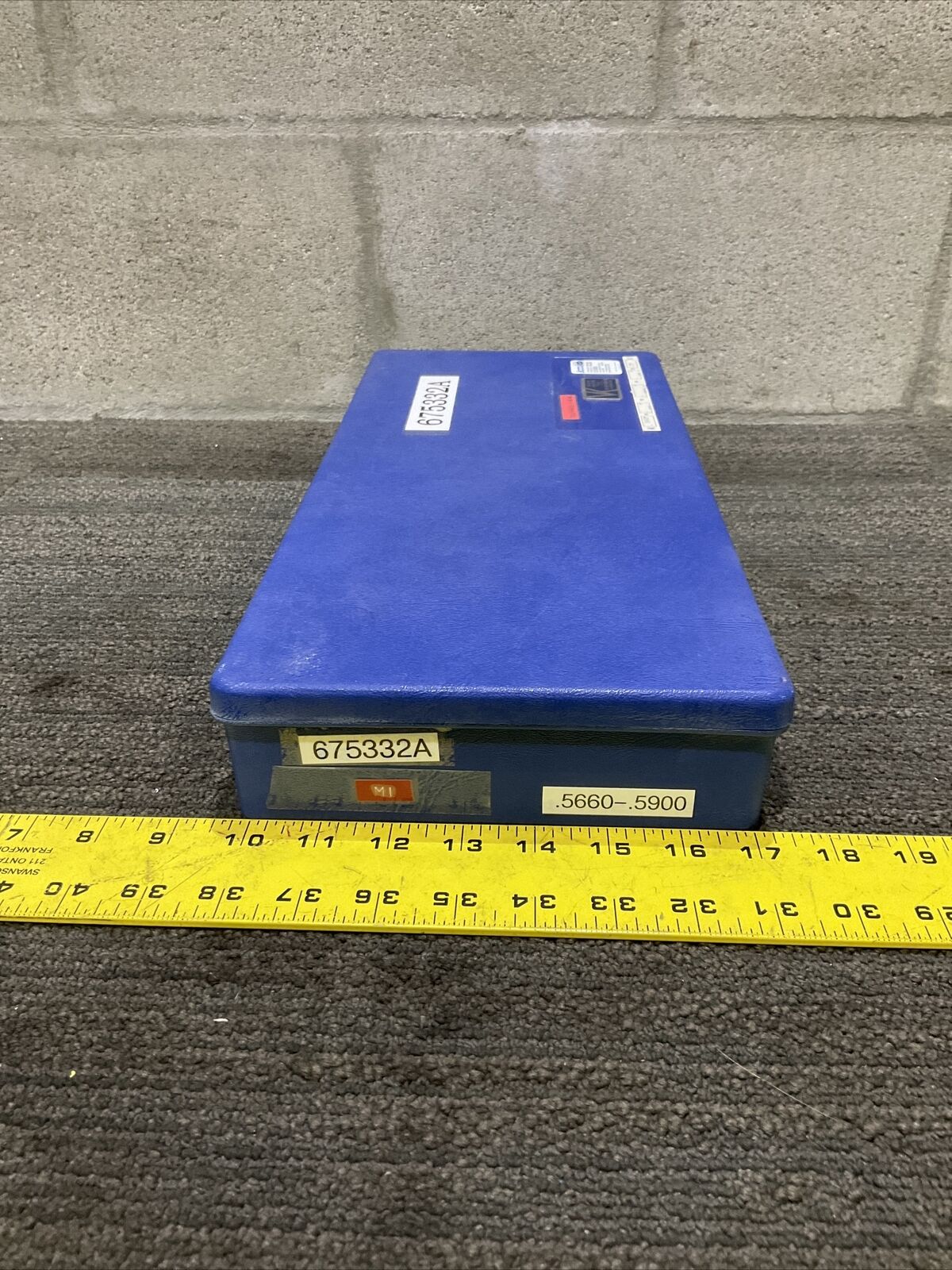 VAN KEUREN .5660-.5900 17 PIECE PIN GAUGE SET 333