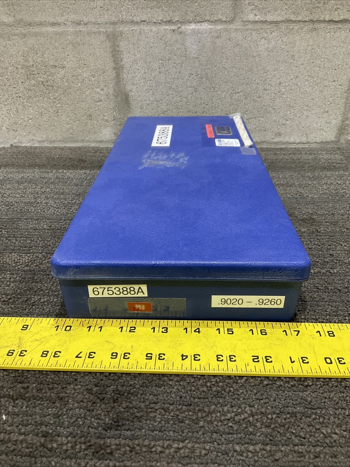 VAN KEUREN .9020-.9260 17 PIECE PIN GAUGE SET 333