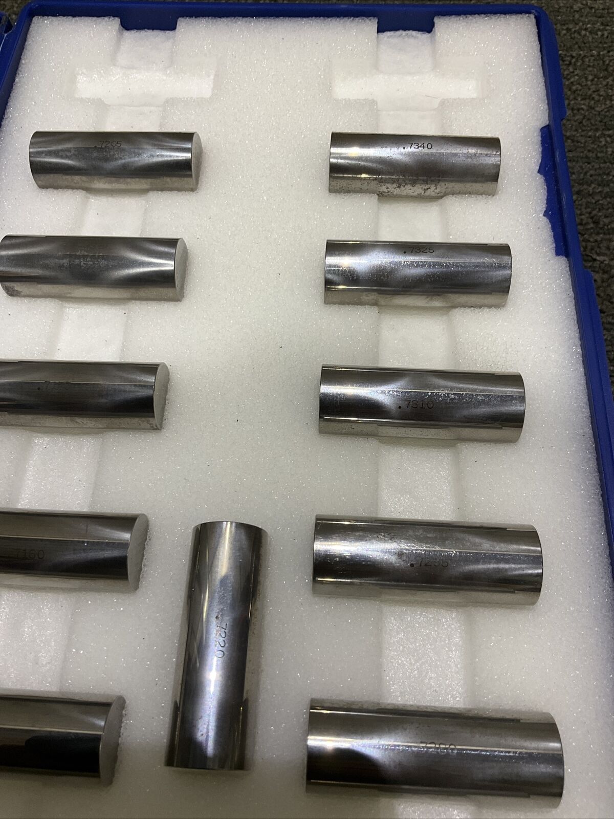 VAN KEUREN .7100-.7220  17 PIECE PIN GAUGE SET 333