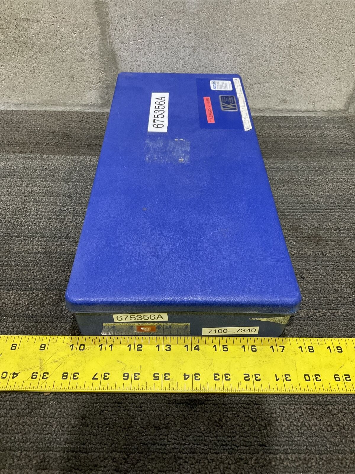 VAN KEUREN .7100-.7220  17 PIECE PIN GAUGE SET 333