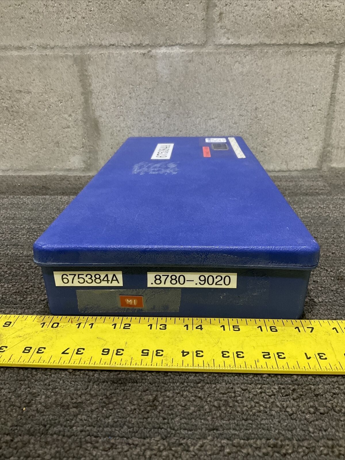 VAN KEUREN .8780-.9020 17 PIECE PIN GAUGE SET 333