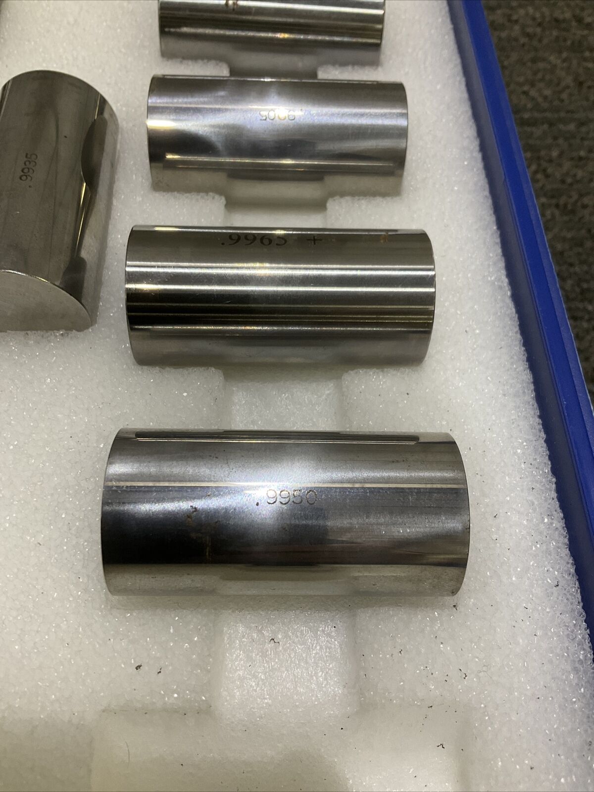 VAN KEUREN .9860-.9980 9 PIECE PIN GAUGE SET 333