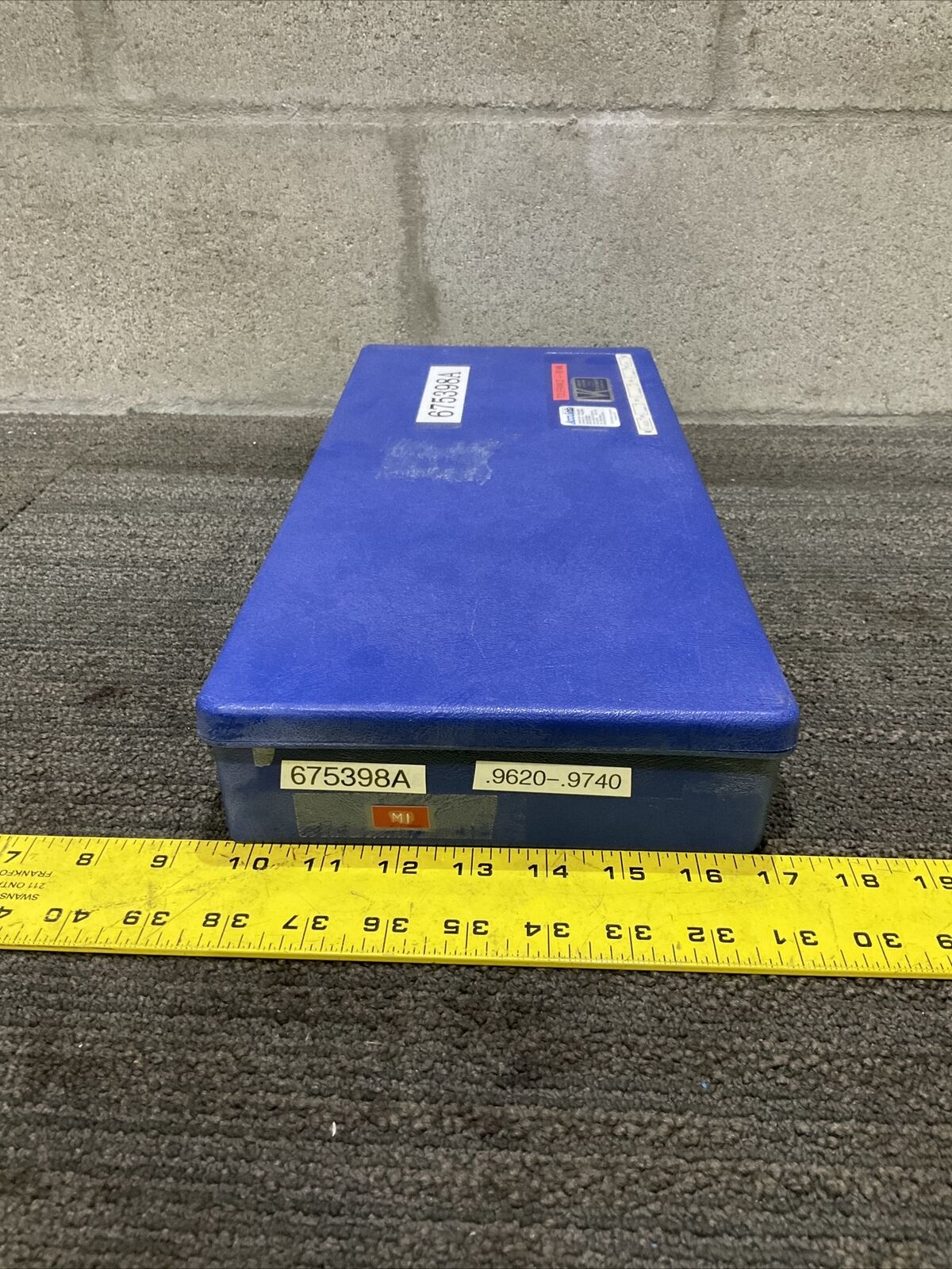 VAN KEUREN .9620-.9740 9 PIECE PUN GAUGE SET 333