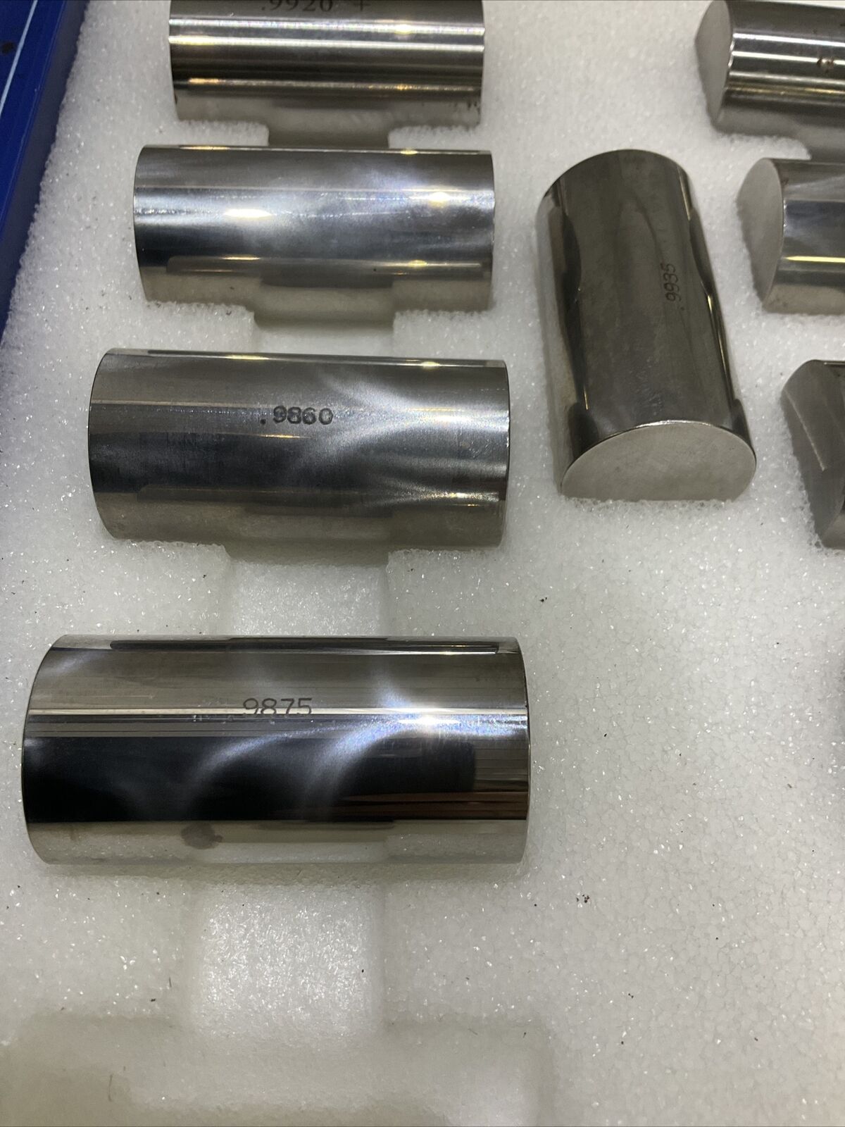 VAN KEUREN .9860-.9980 9 PIECE PIN GAUGE SET 333