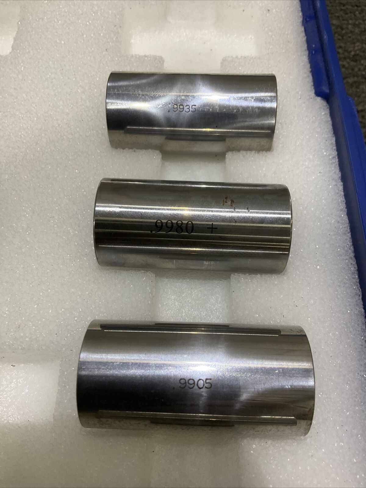 VAN KEUREN .9860-.9980 9 PIECE PIN GAUGE SET 333