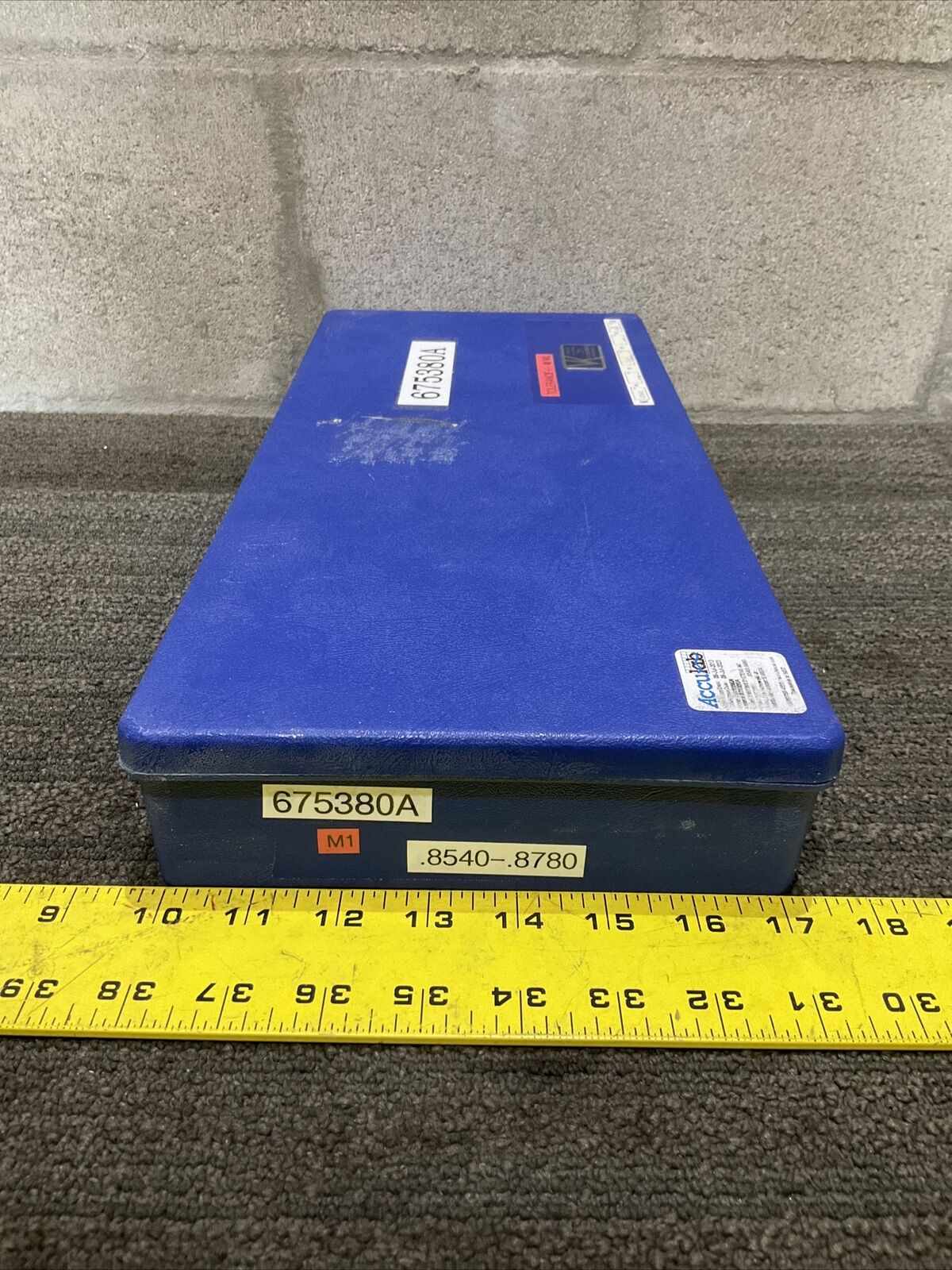 VAN KEUREN .8540-.8780 17 PIECE PIN GAUGE SET 333