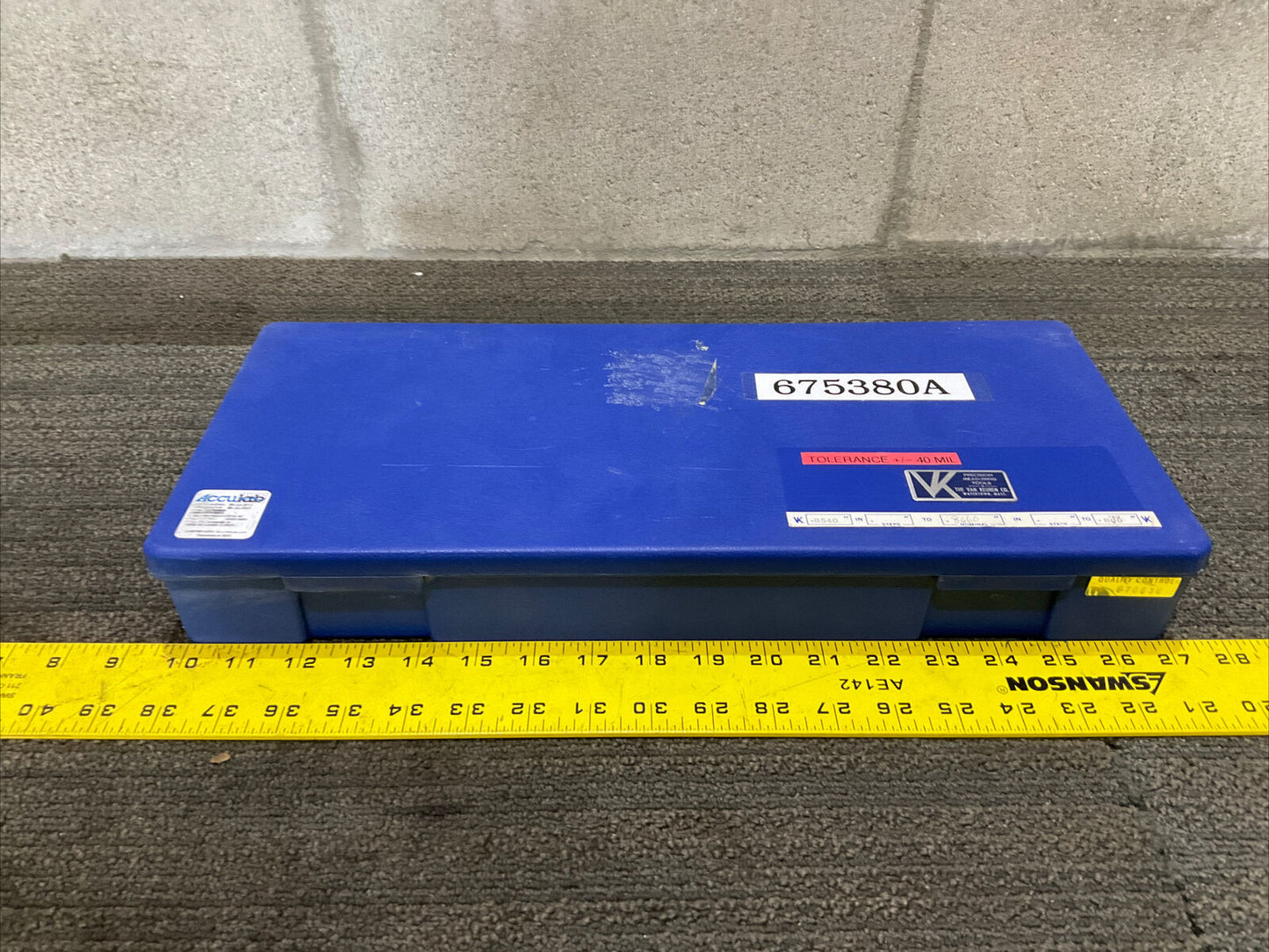 VAN KEUREN .8540-.8780 17 PIECE PIN GAUGE SET 333