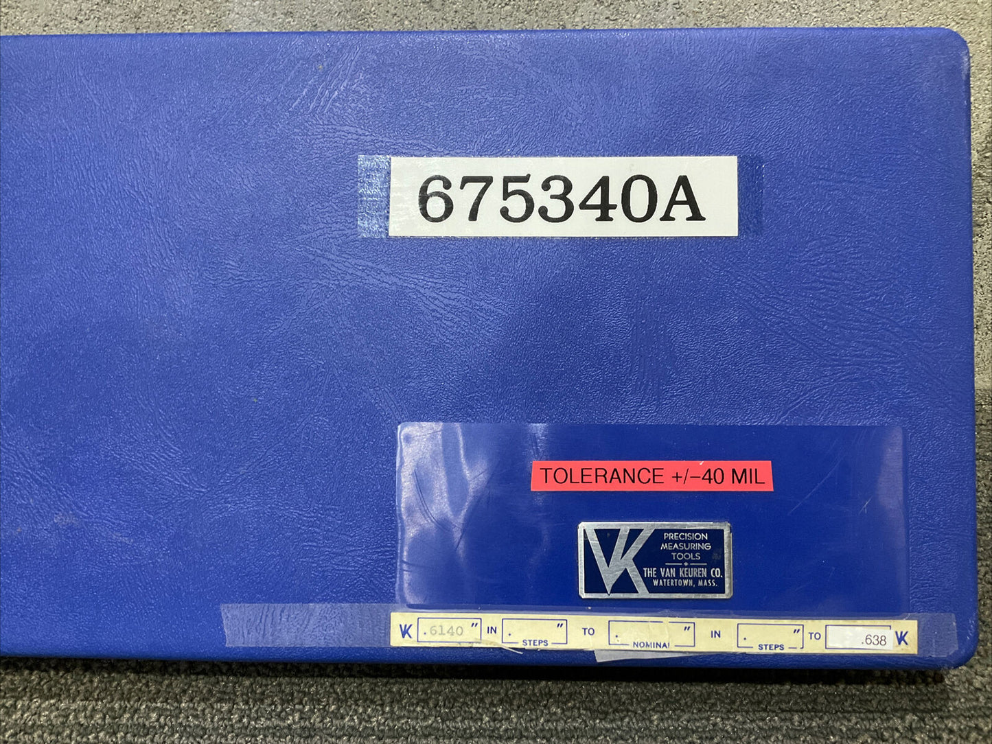 VAN KEUREN .6140-.638 17 PIECE PIN GAUGE SET 333