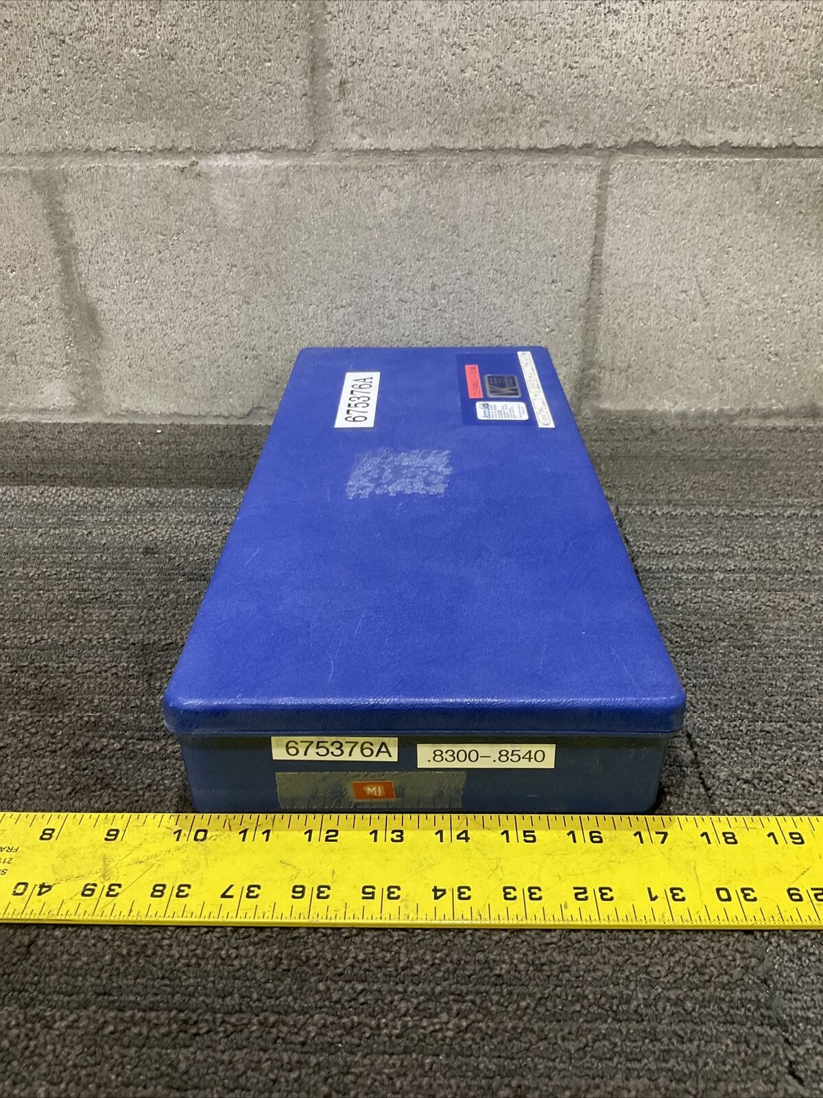 VAN KEUREN .8300-.8540 17 PIECE PIN GAUGE SET 333