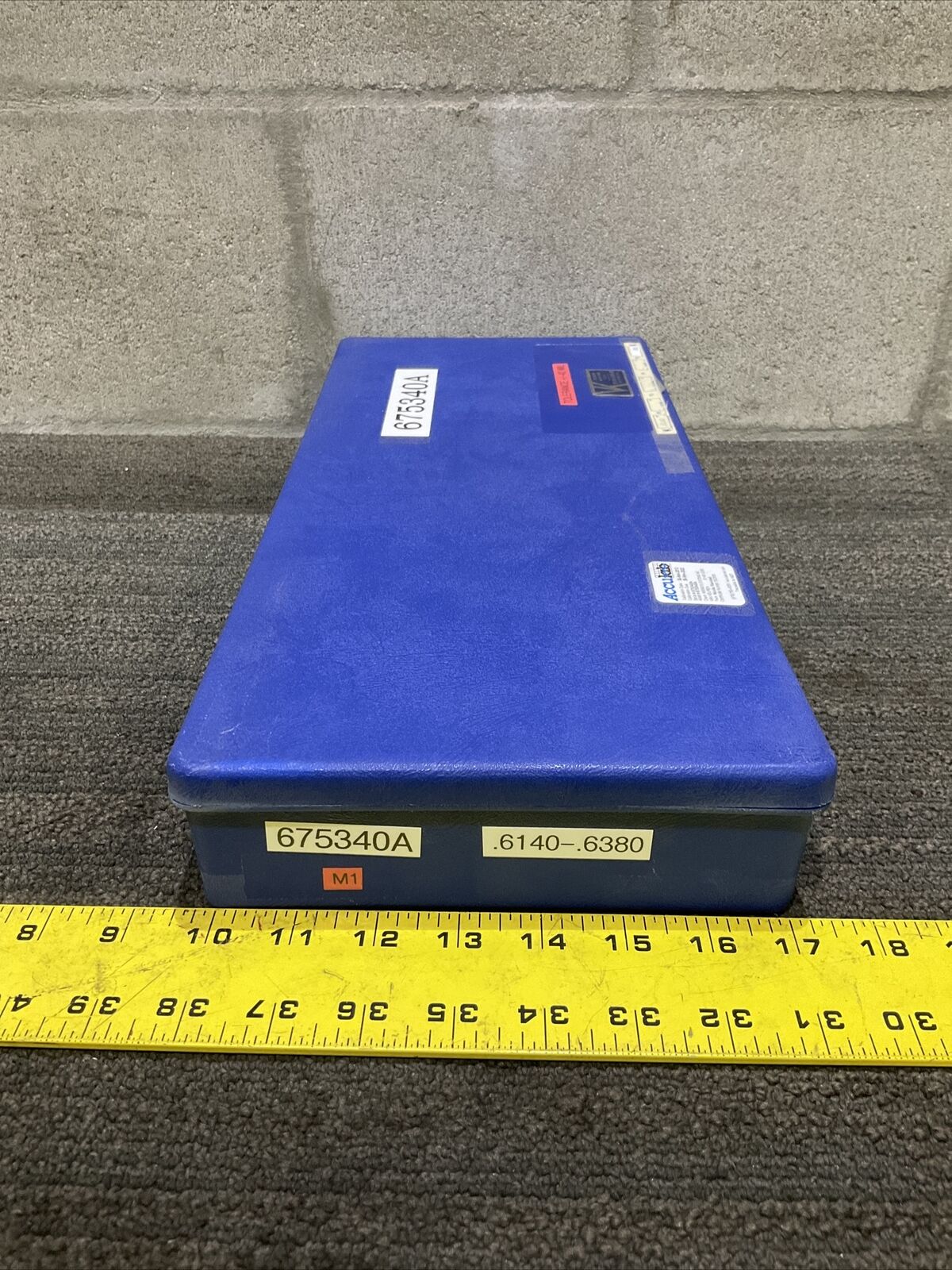 VAN KEUREN .6140-.638 17 PIECE PIN GAUGE SET 333