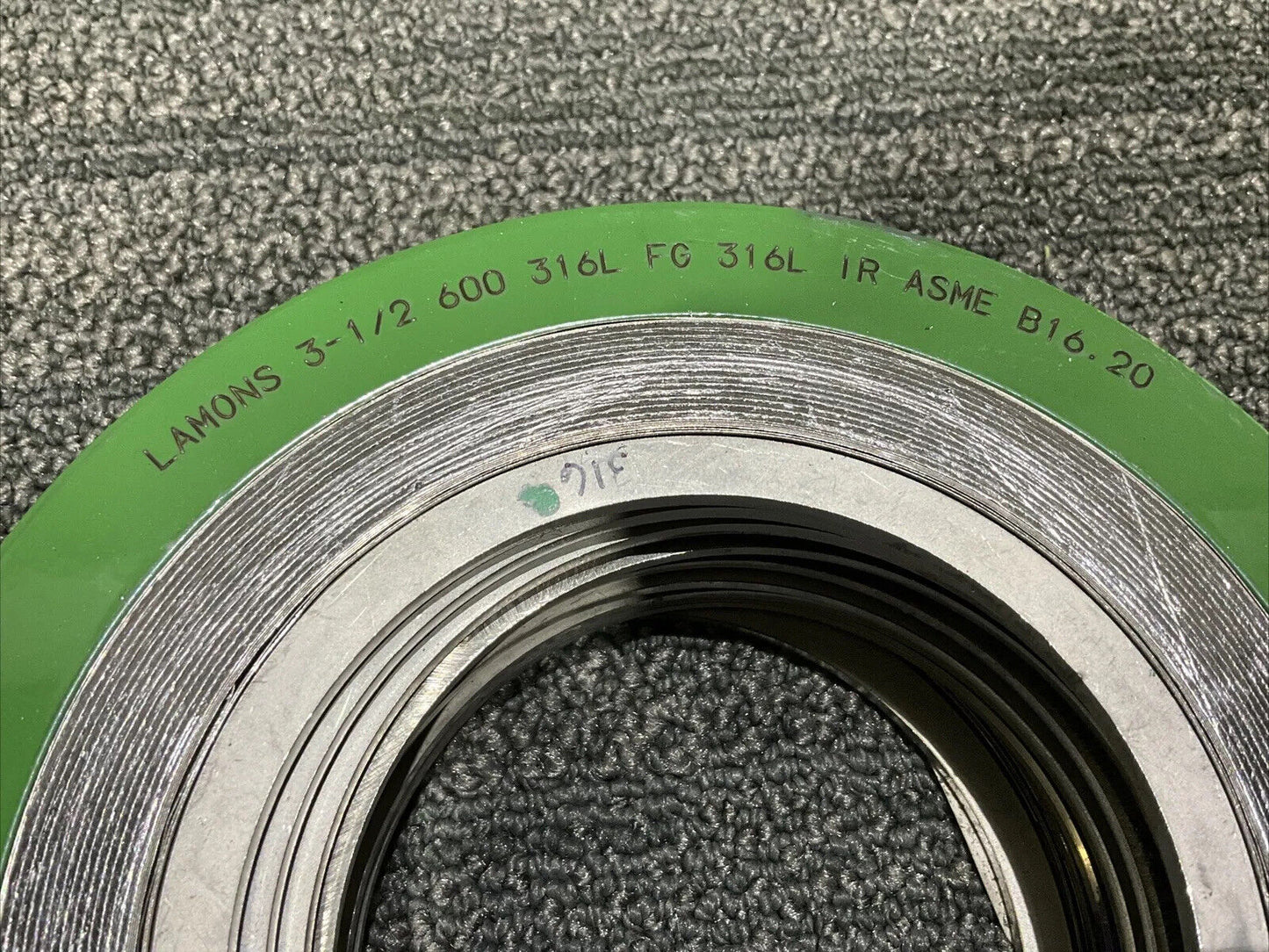 LAMONS 3 1/2 600 316L FG 316L 1R ASME B16 20 GASKET3 1/2 IN 678 LOT OF 10