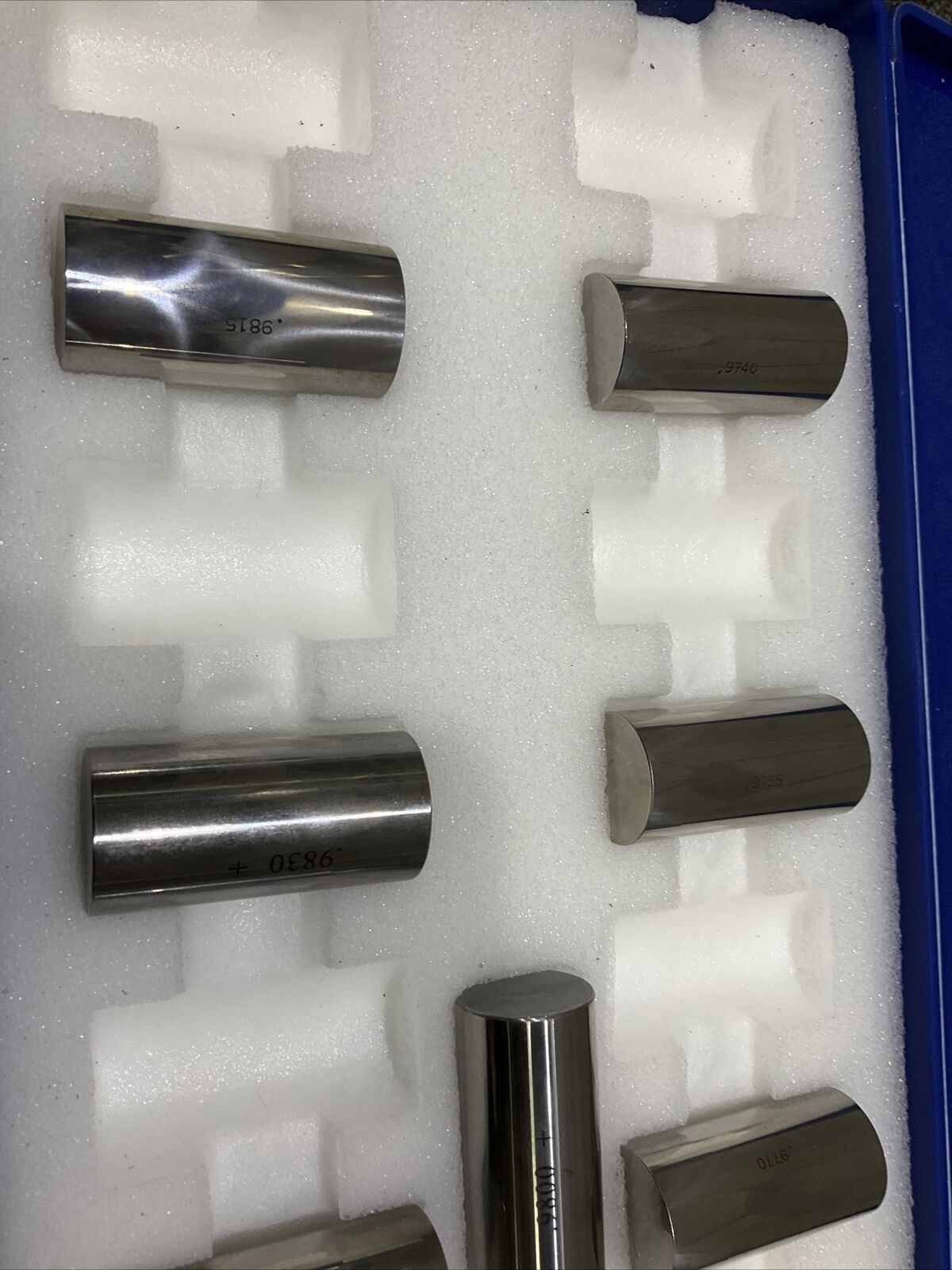 VAN KEUREN .9740-.9845 9 PIECE PIN GAUGE SET 333