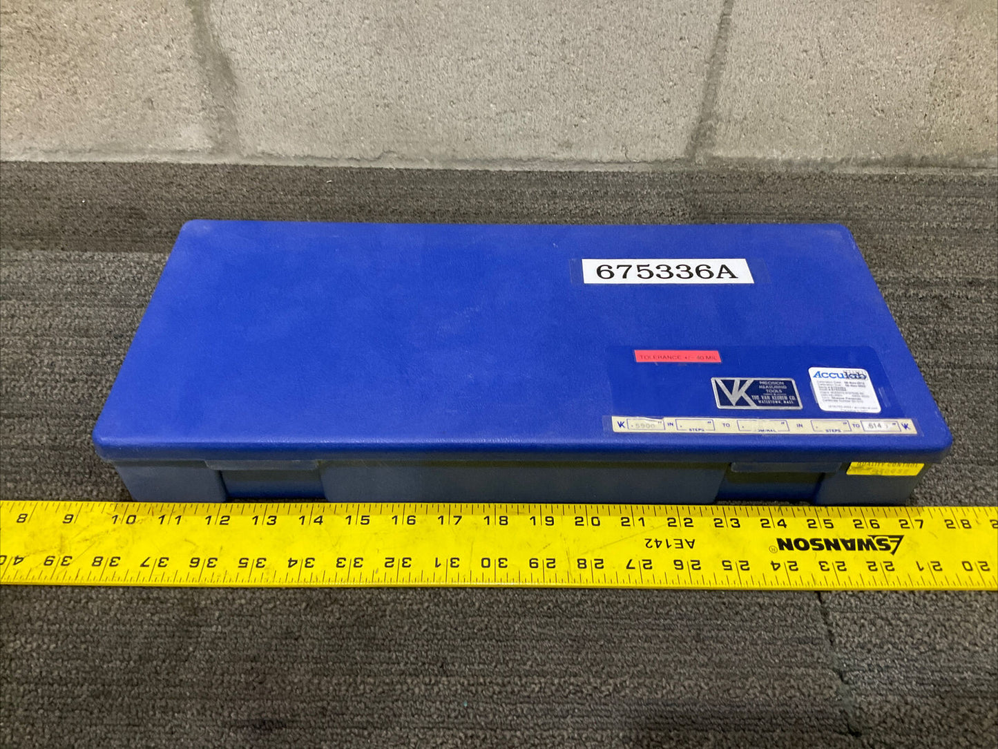 VAN KEUREN .5900-.6140 17 PIECE THREAD WIRE SET 333