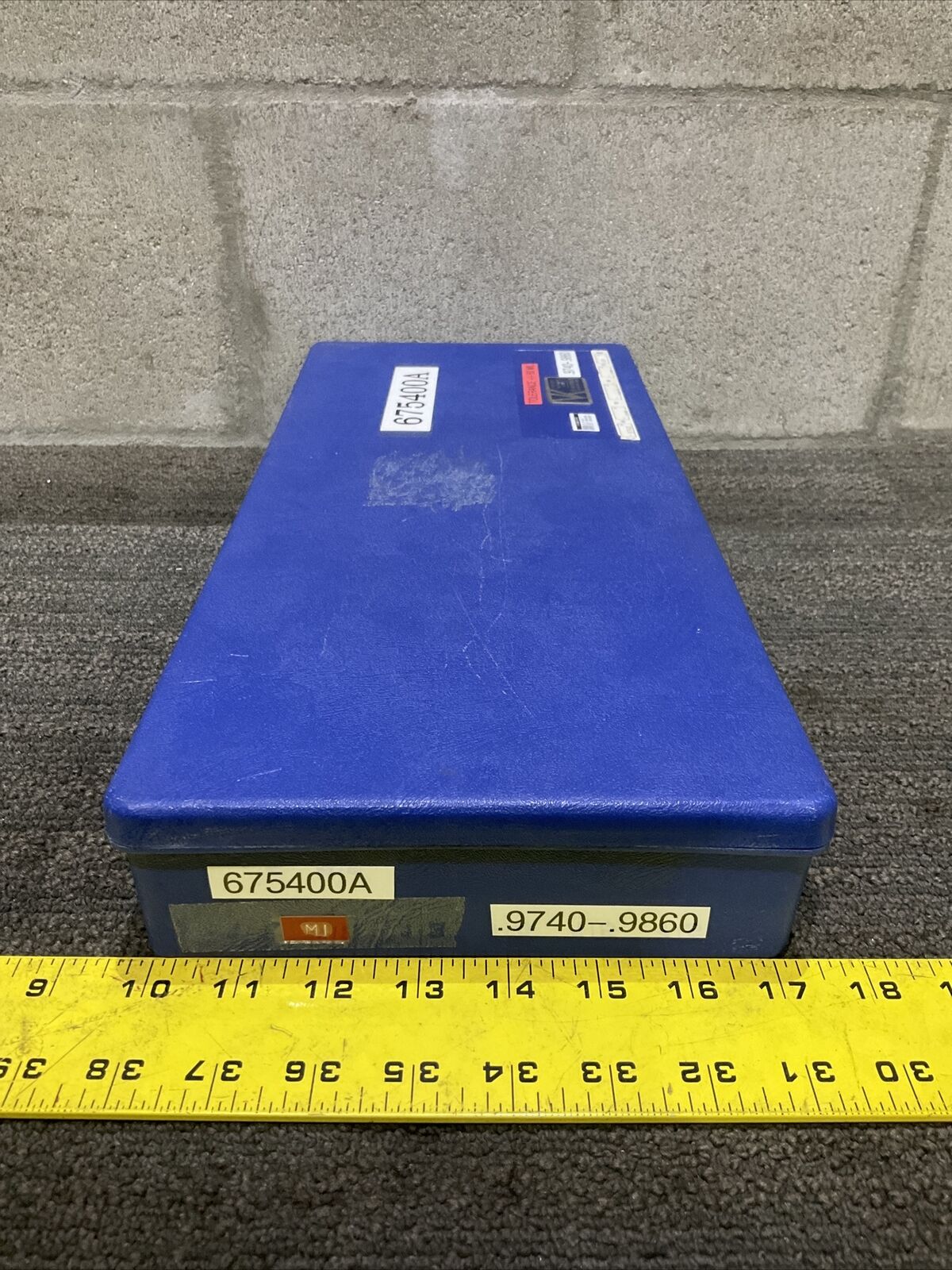 VAN KEUREN .9740-.9845 9 PIECE PIN GAUGE SET 333