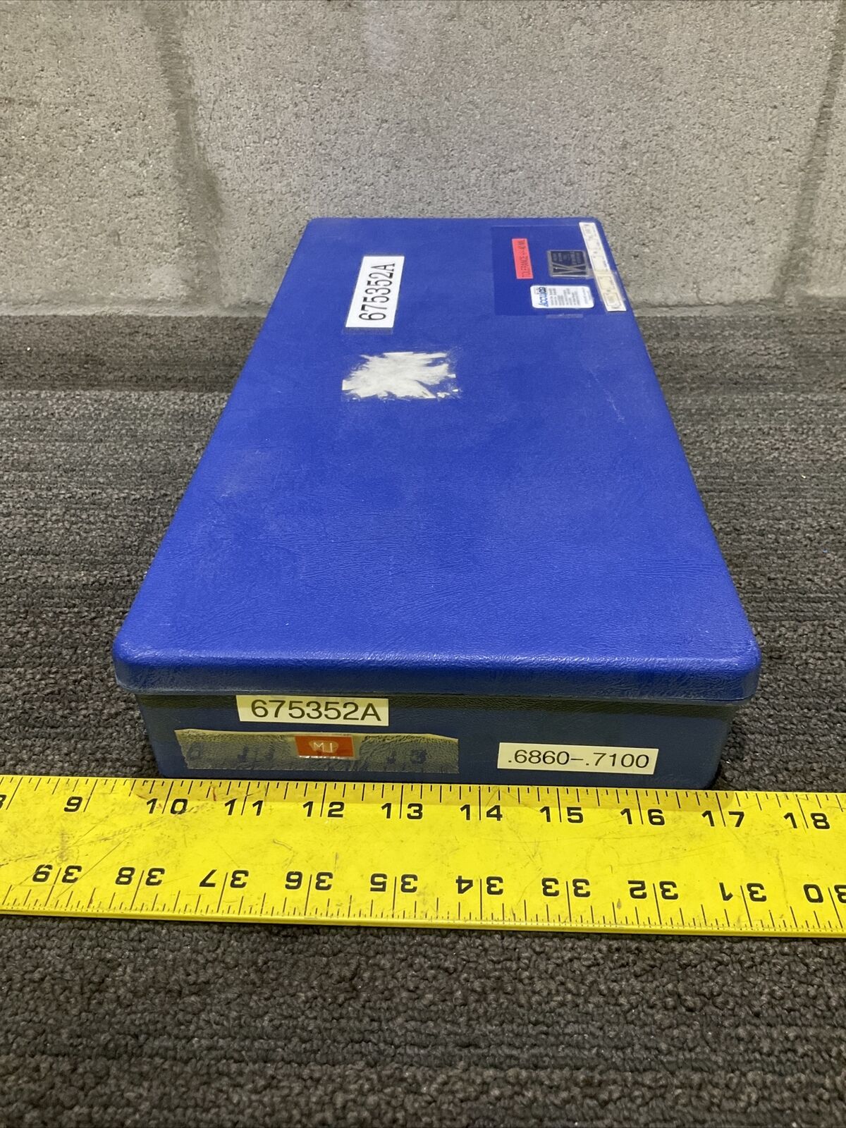 VAN KEIREN .6860-.7100 17 PIECE PIN GAUGE SET 333