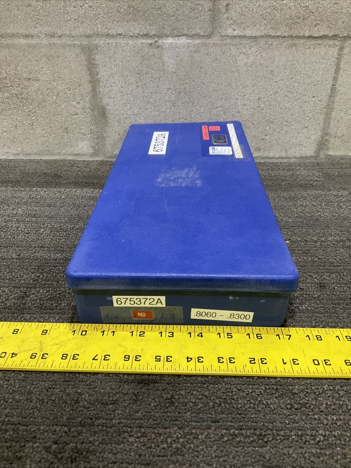 VAN KEUREN .8060-.8300 17 PIECE PIN GAUGE SET 333