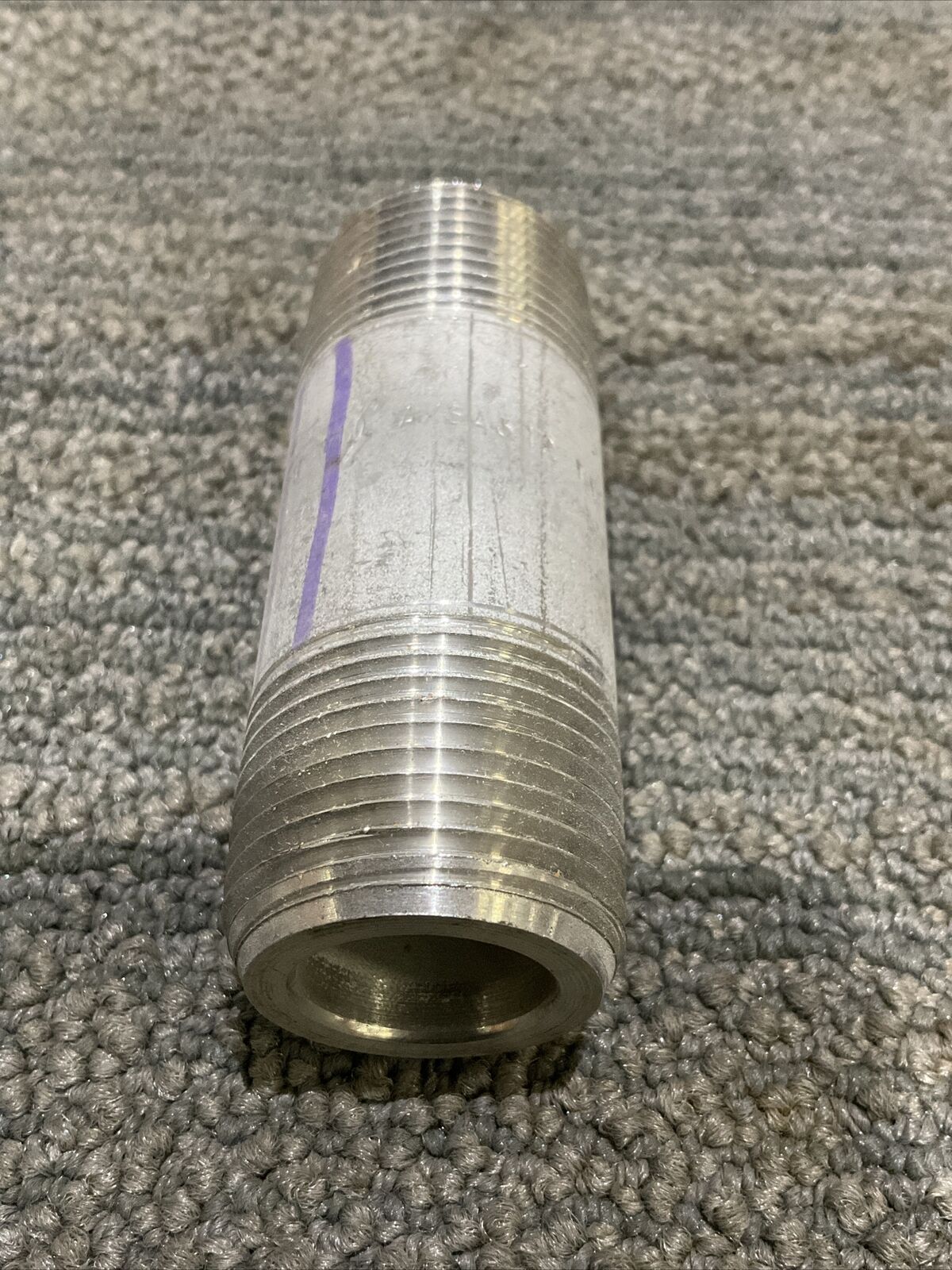 WM 1 S/160 A/SA312 T316/LS Q6499 STAINLESS STEEL PIPE NIPPLE 678 LOT OF 9