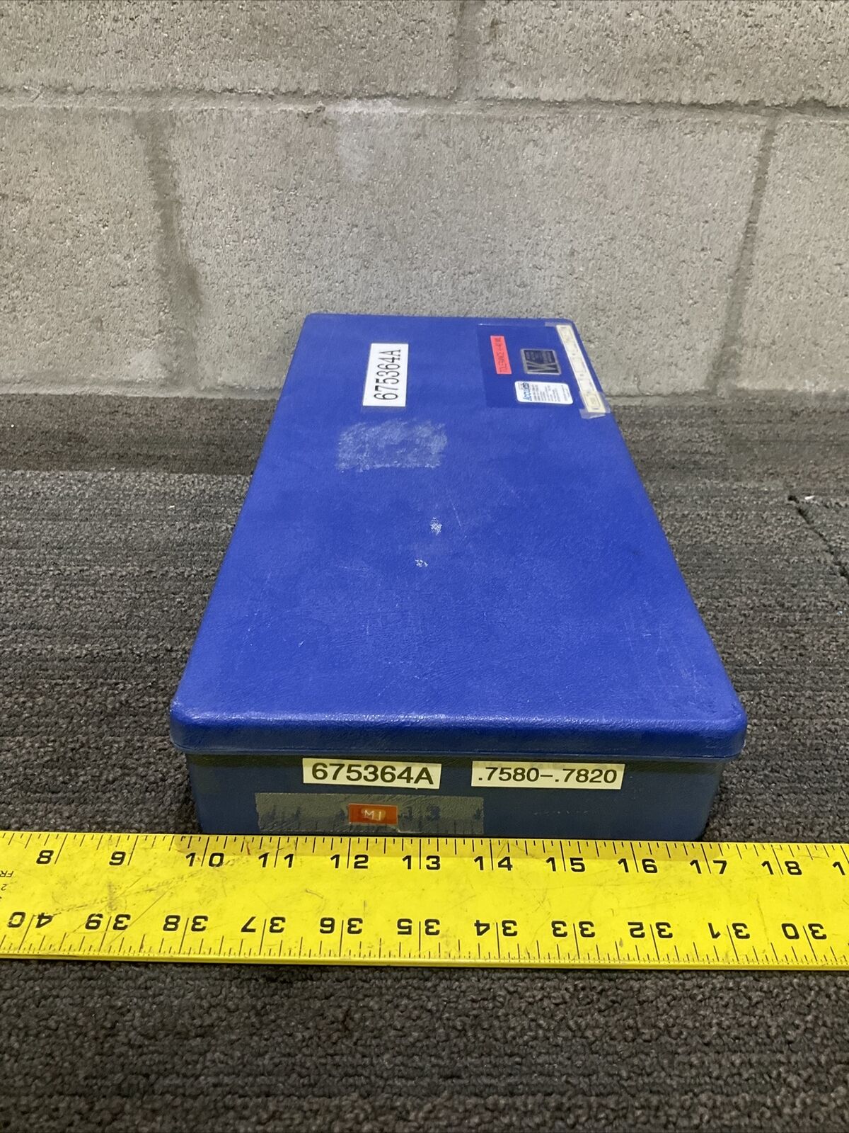 VAN KEUREN .7580-.7820 17 PIECE PIN GAUGE SET 333