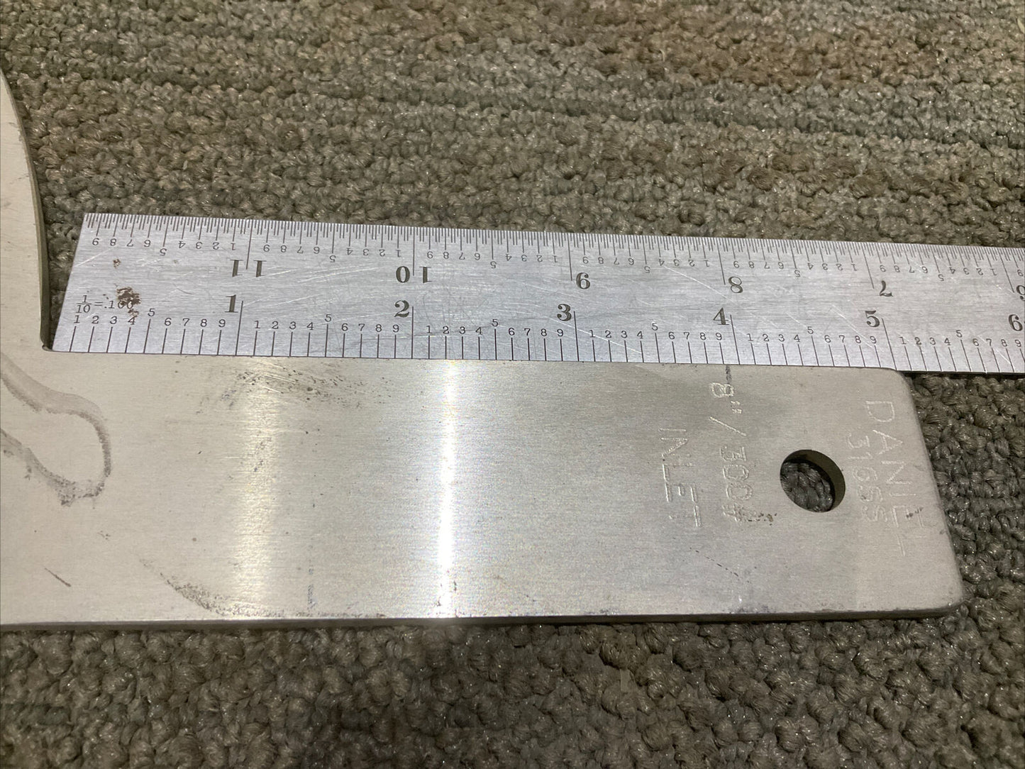 DANIEL 316SS BLIND INLET ORIFICE PLATE 8” 300 PSI 678