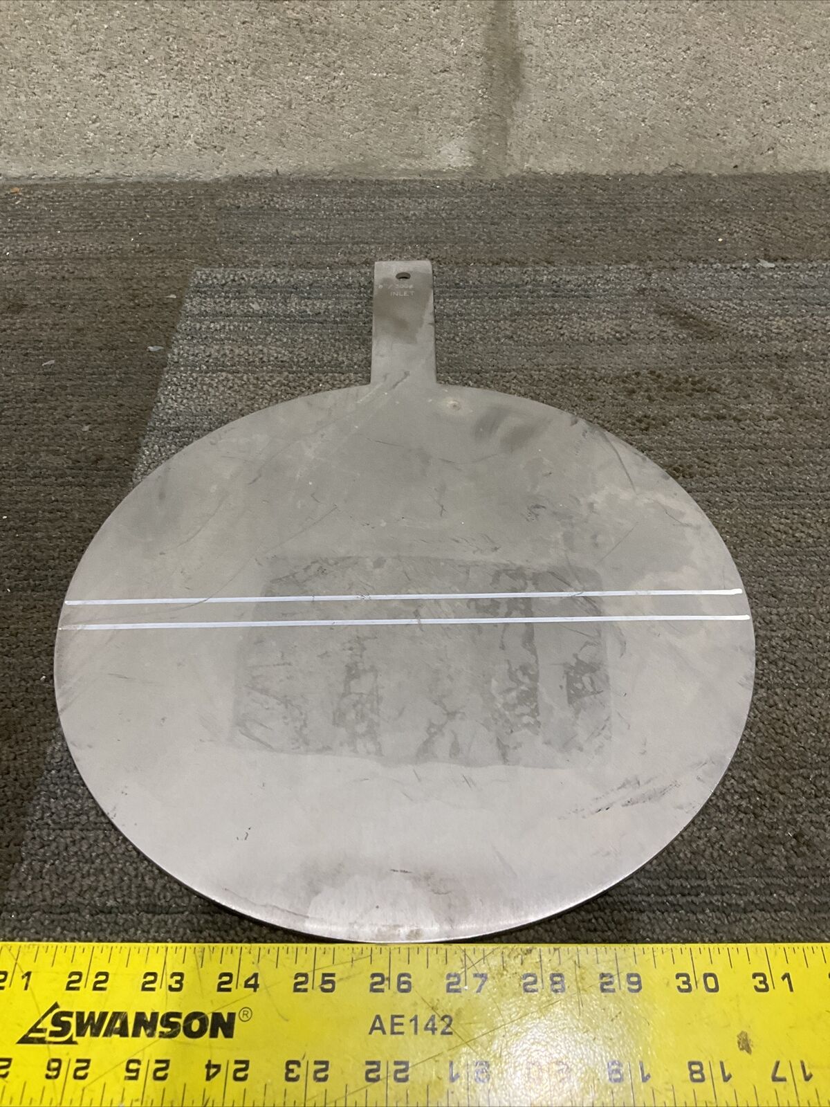 DANIEL 316SS BLIND INLET ORIFICE PLATE 8” 300 PSI 678