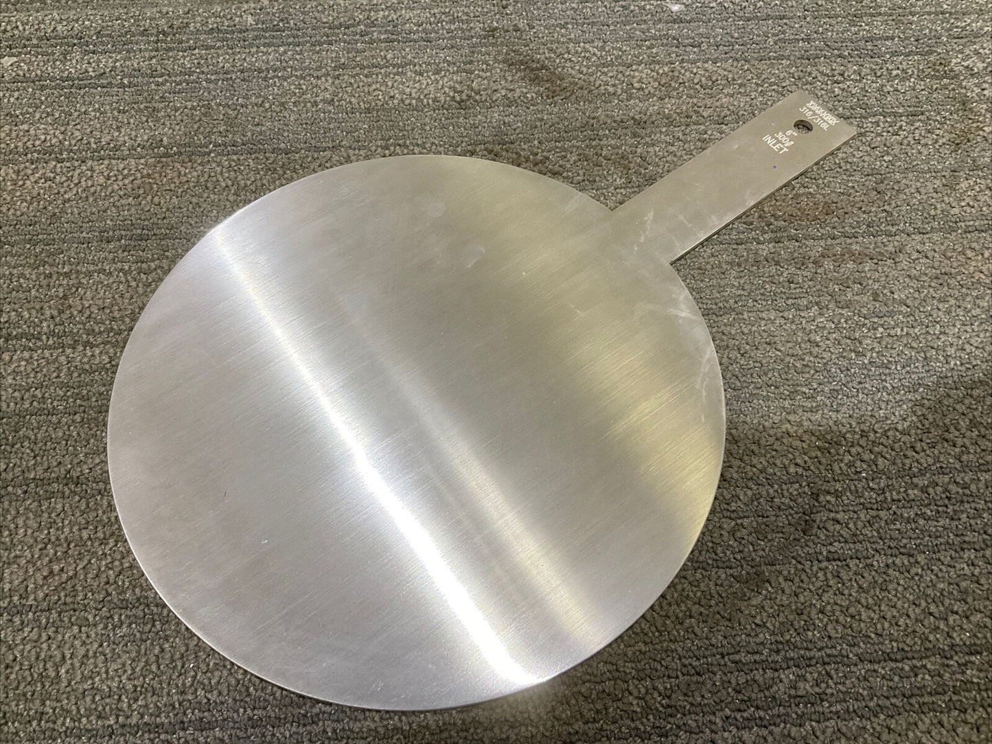 DANIEL 316/316L 6 300 INLET ORIFICE PLATE 6” 10" DIA. 300 PSI 1/8” THICK 678