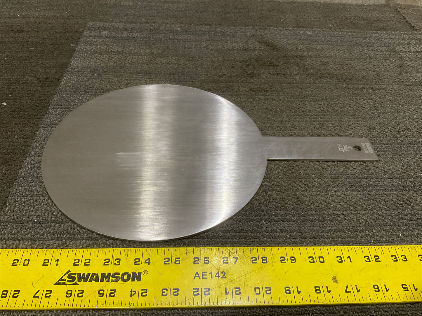DANIEL 316/316L 6 300 INLET ORIFICE PLATE 6” 10" DIA. 300 PSI 1/8” THICK 678