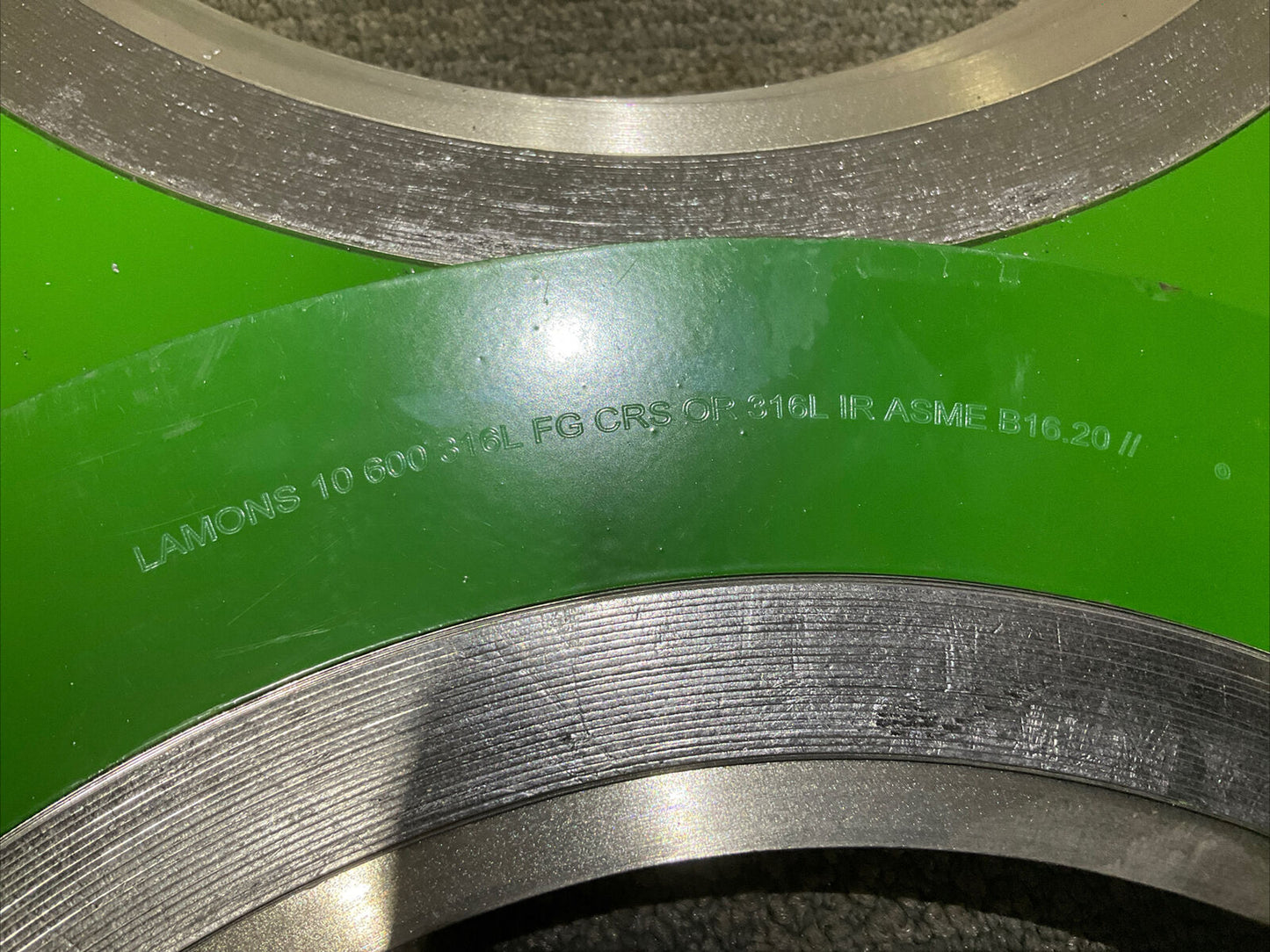 LAMONS 10 600 316L FG CRS OR 316L IR ASME B16.20 GASKET 678 LOT OF 8