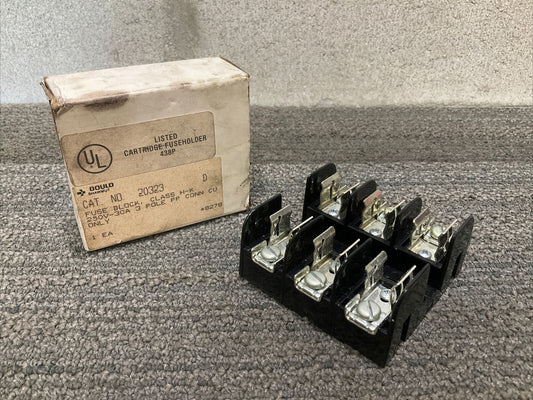 GOULD SHAWMUT 20323 FUSE BLOCK CLASS H-K 250V-30A 444