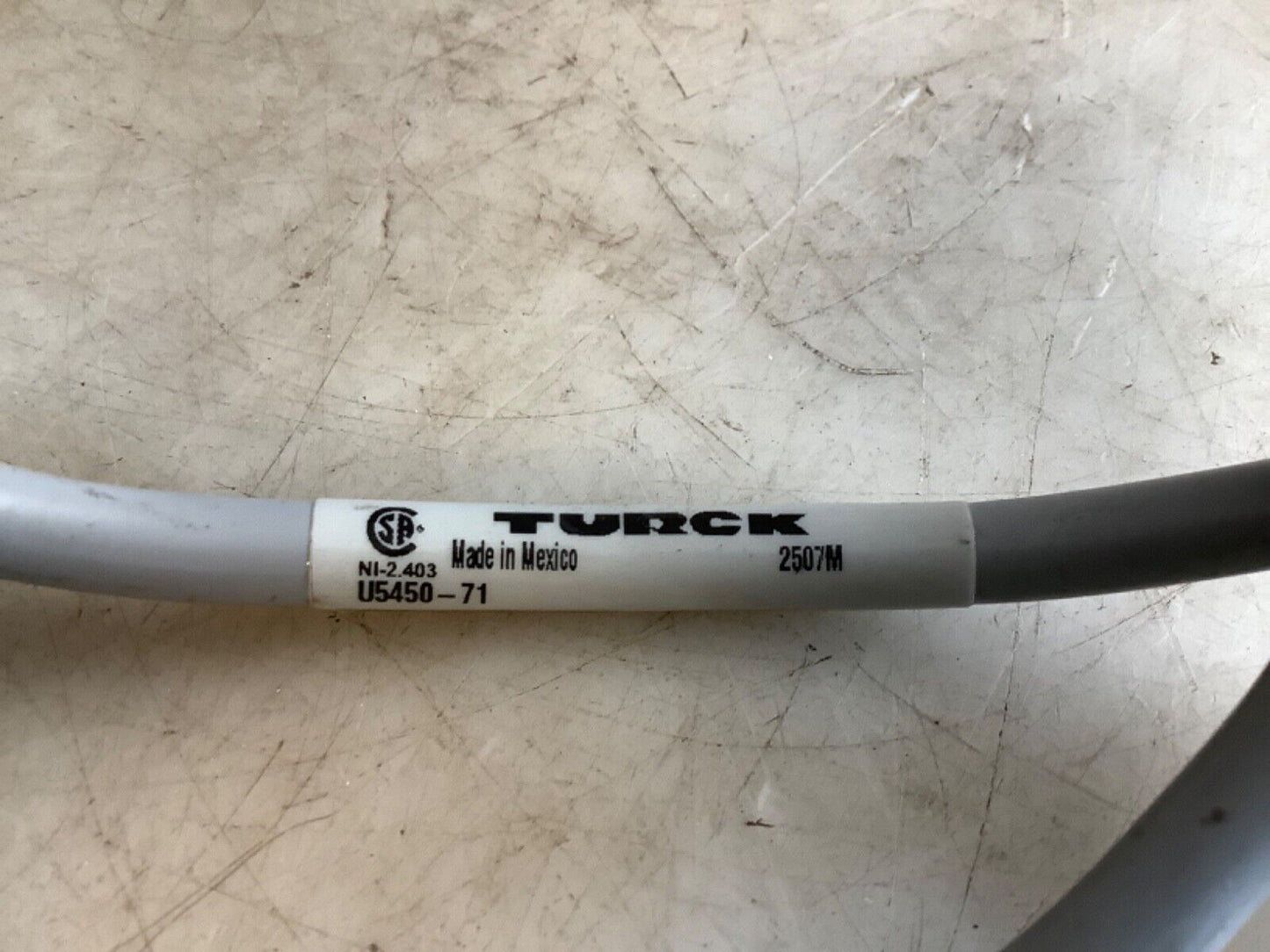 TURCK RSM RKM 578-1M DOUBLE ENDED CORDSET 40IN 678