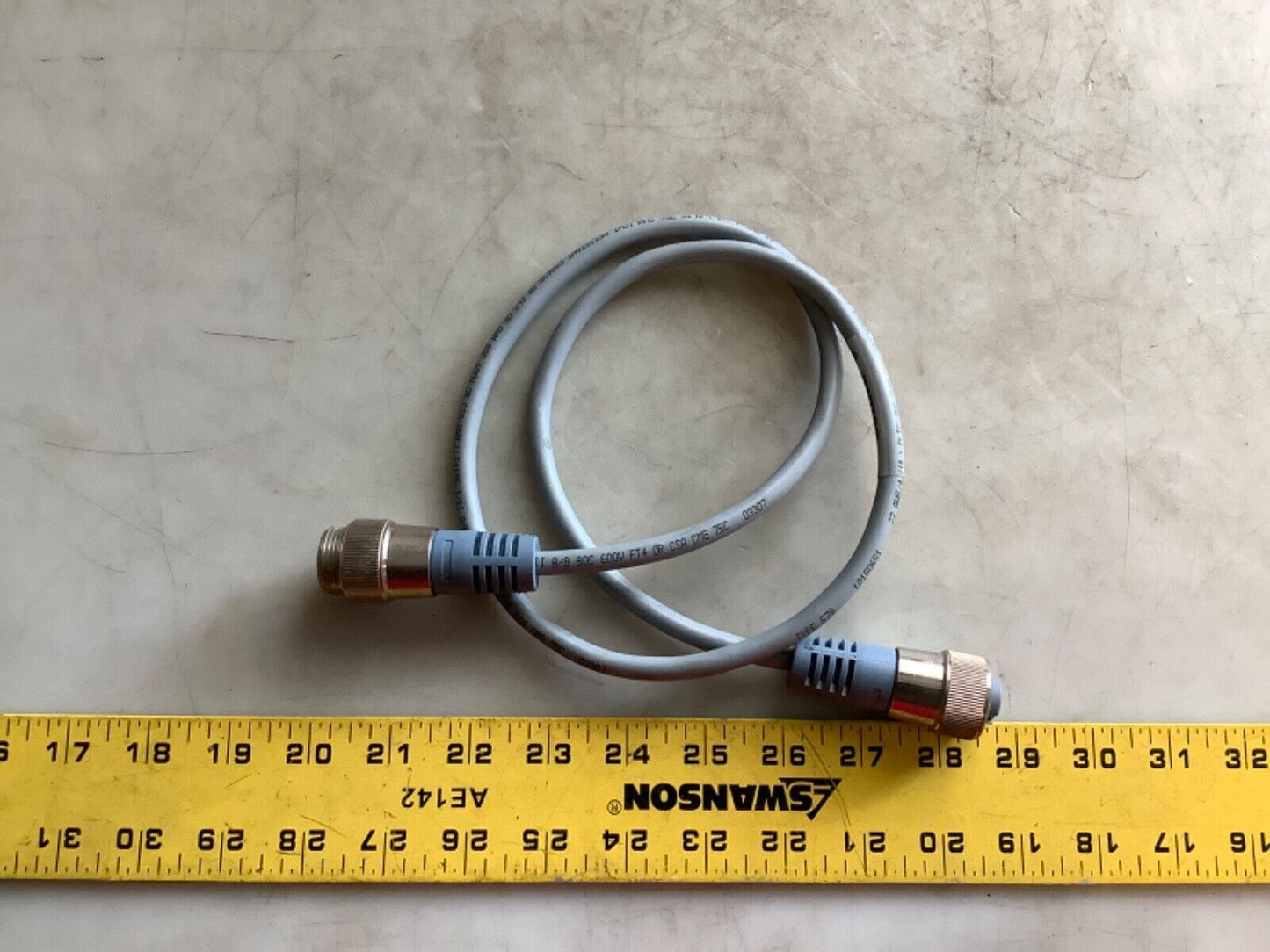 TURCK RSM RKM 578-1M DOUBLE ENDED CORDSET 40IN 678